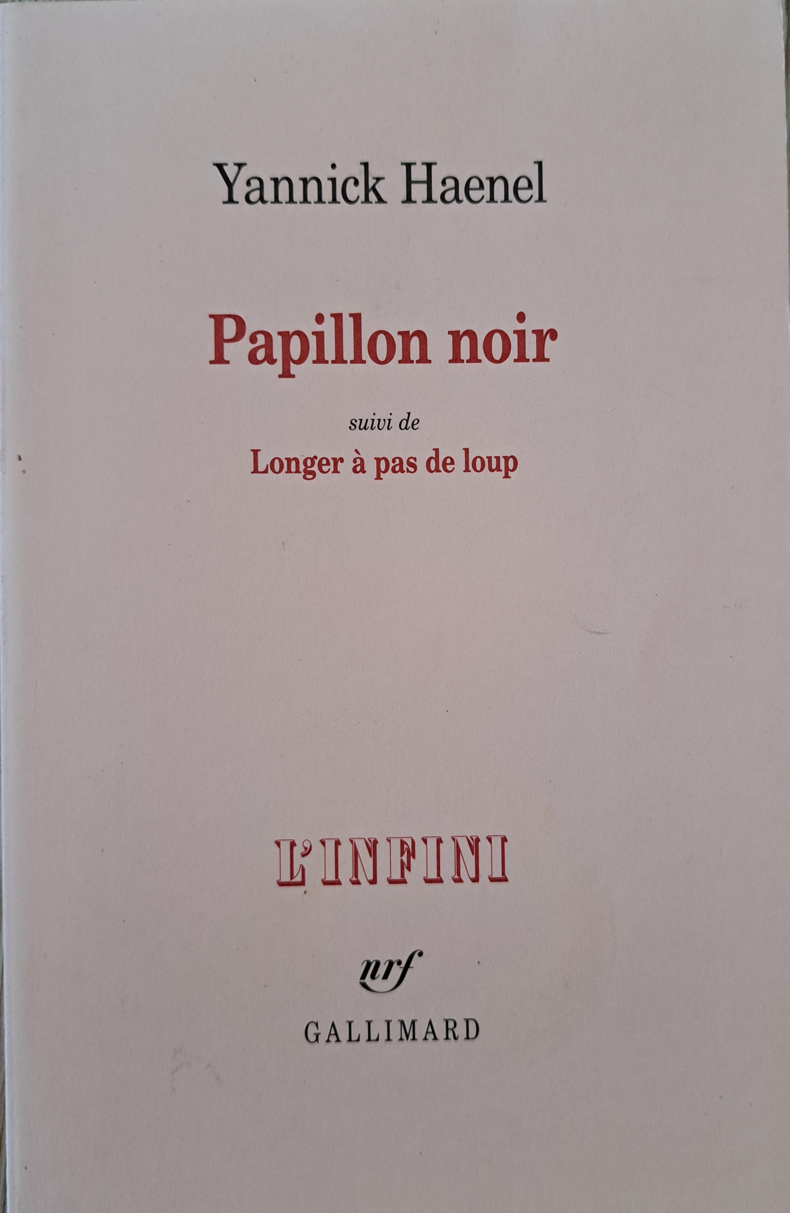 troc de troc papillon noir de yannick haenel image 0