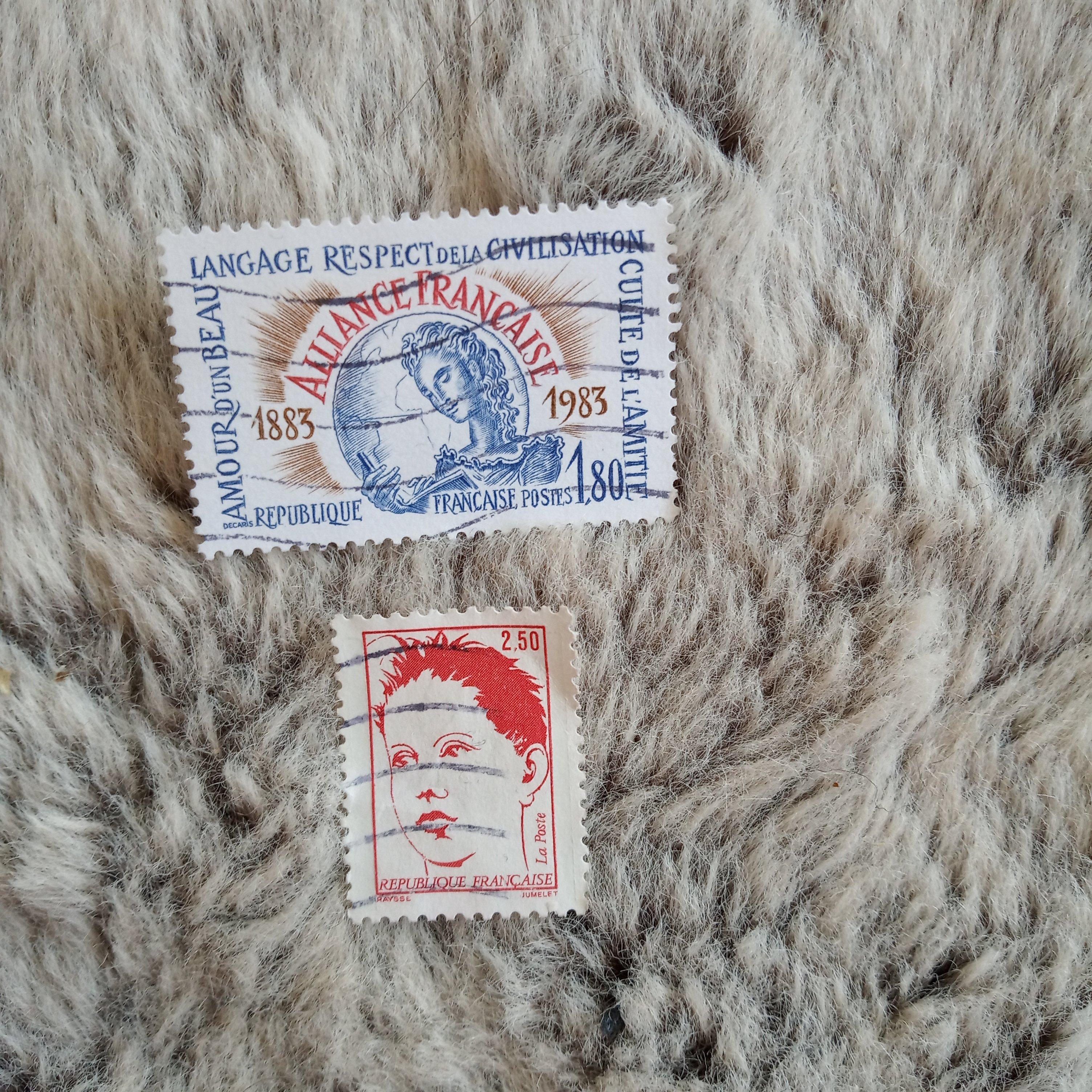 troc de troc réservé lot timbres divers image 0