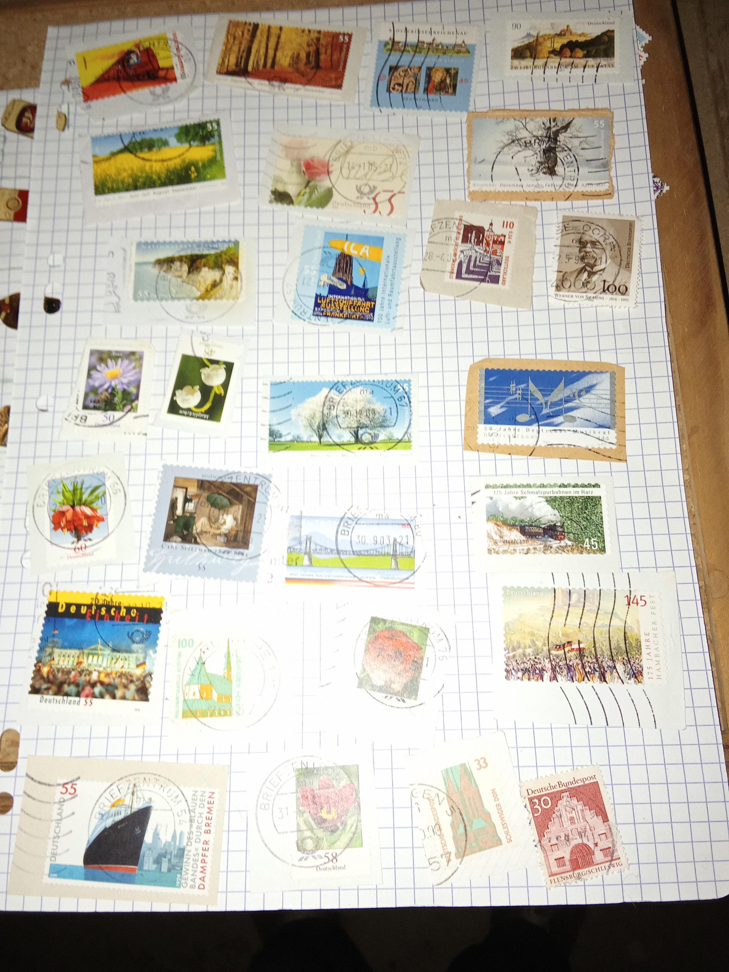 troc de troc lot timbres deutchland image 1