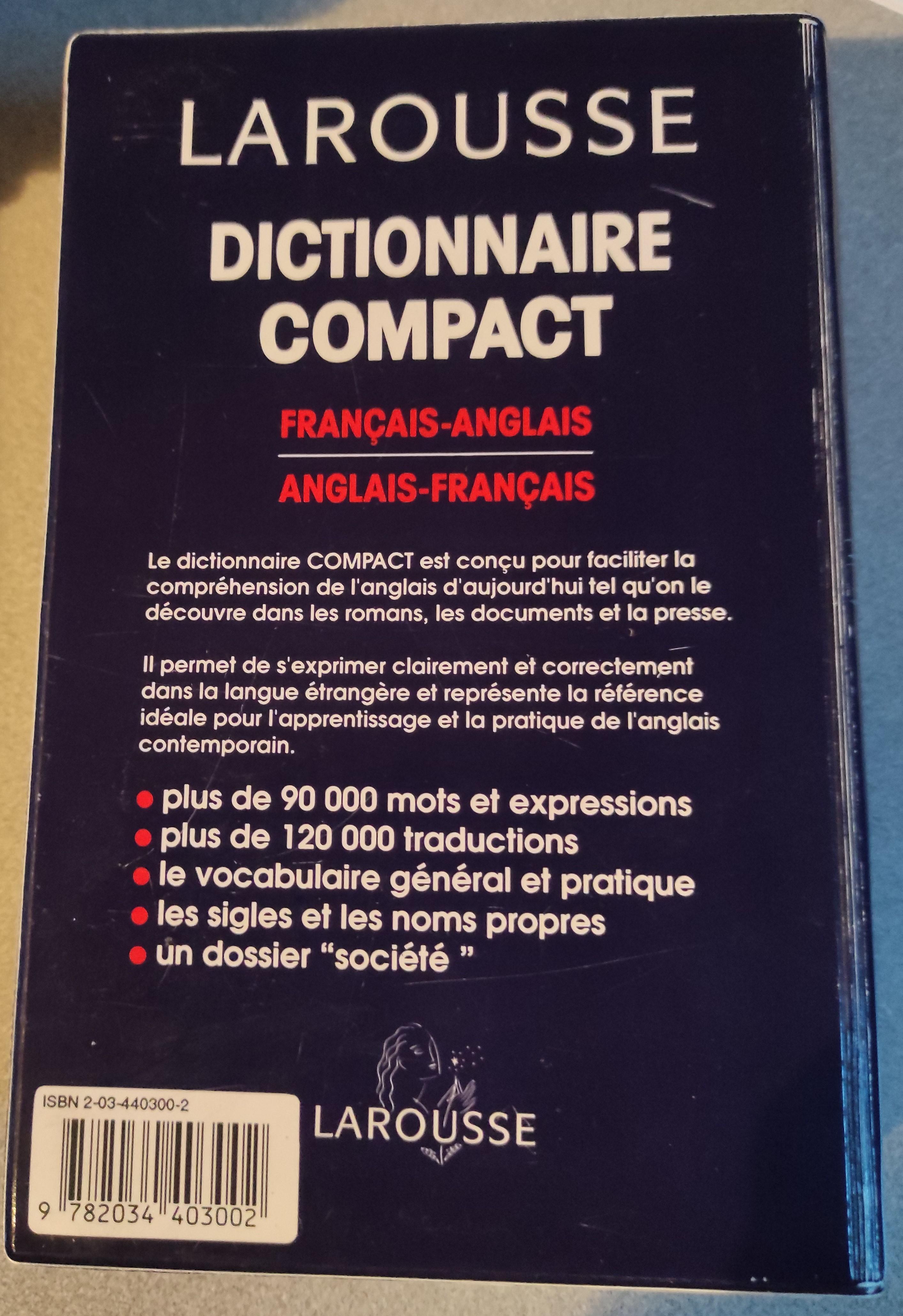troc de troc dictionnaire compact francais anglais image 1