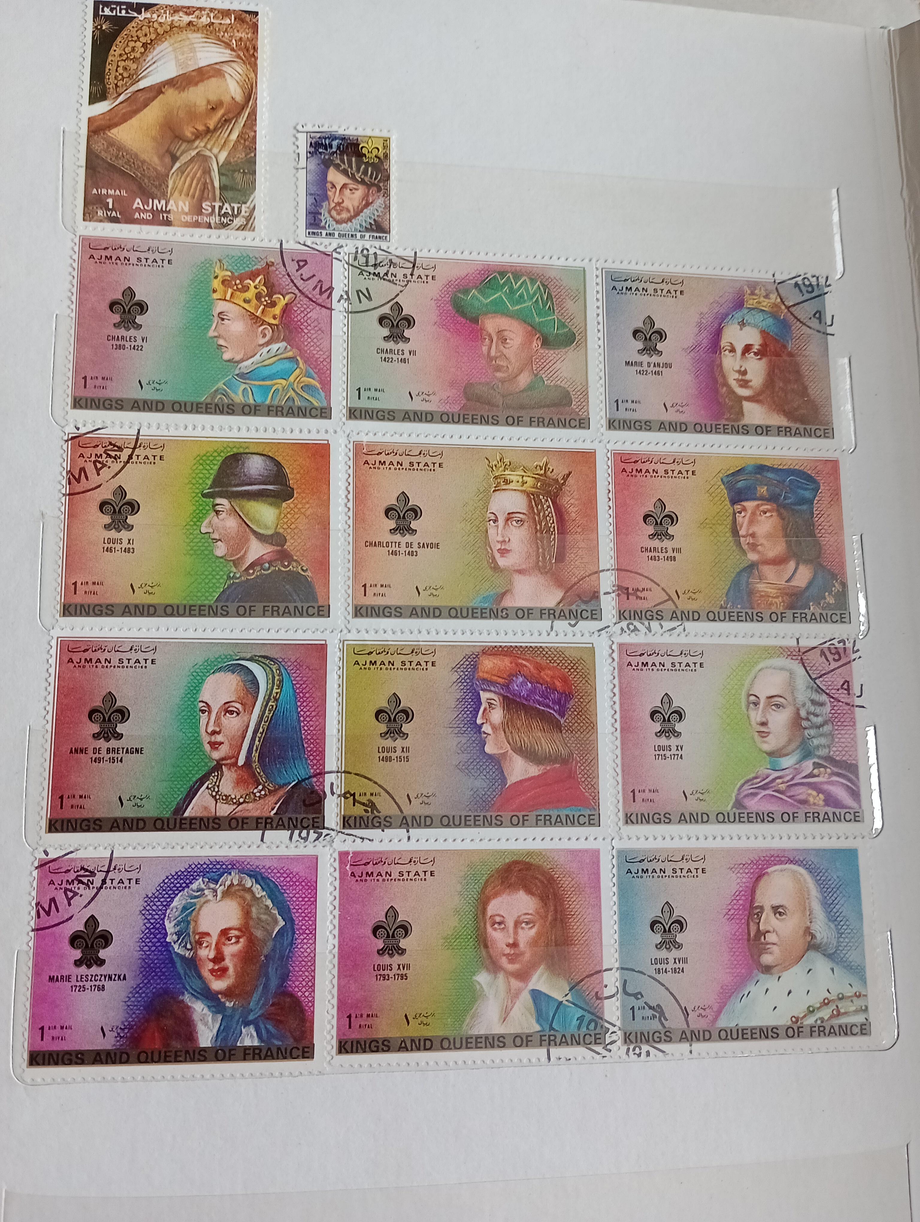 troc de troc lot 14 timbres de ajman image 0