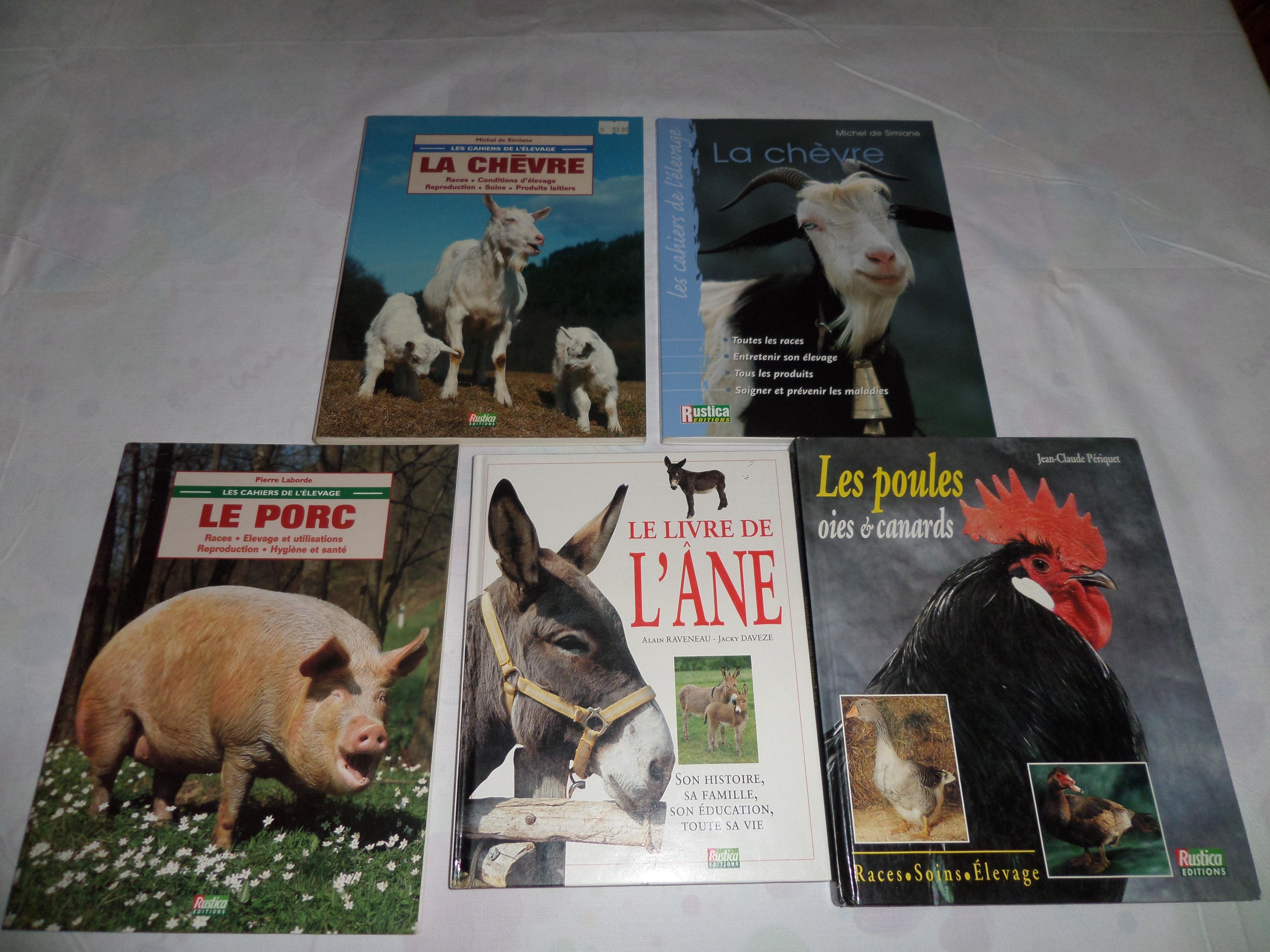 troc de troc lot de livres rustica sur animaux de la ferme image 0