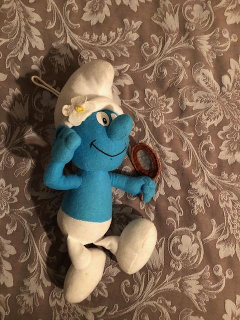 troc de troc (réservé) schroumpf au miroir hateur approx. 25cm image 0