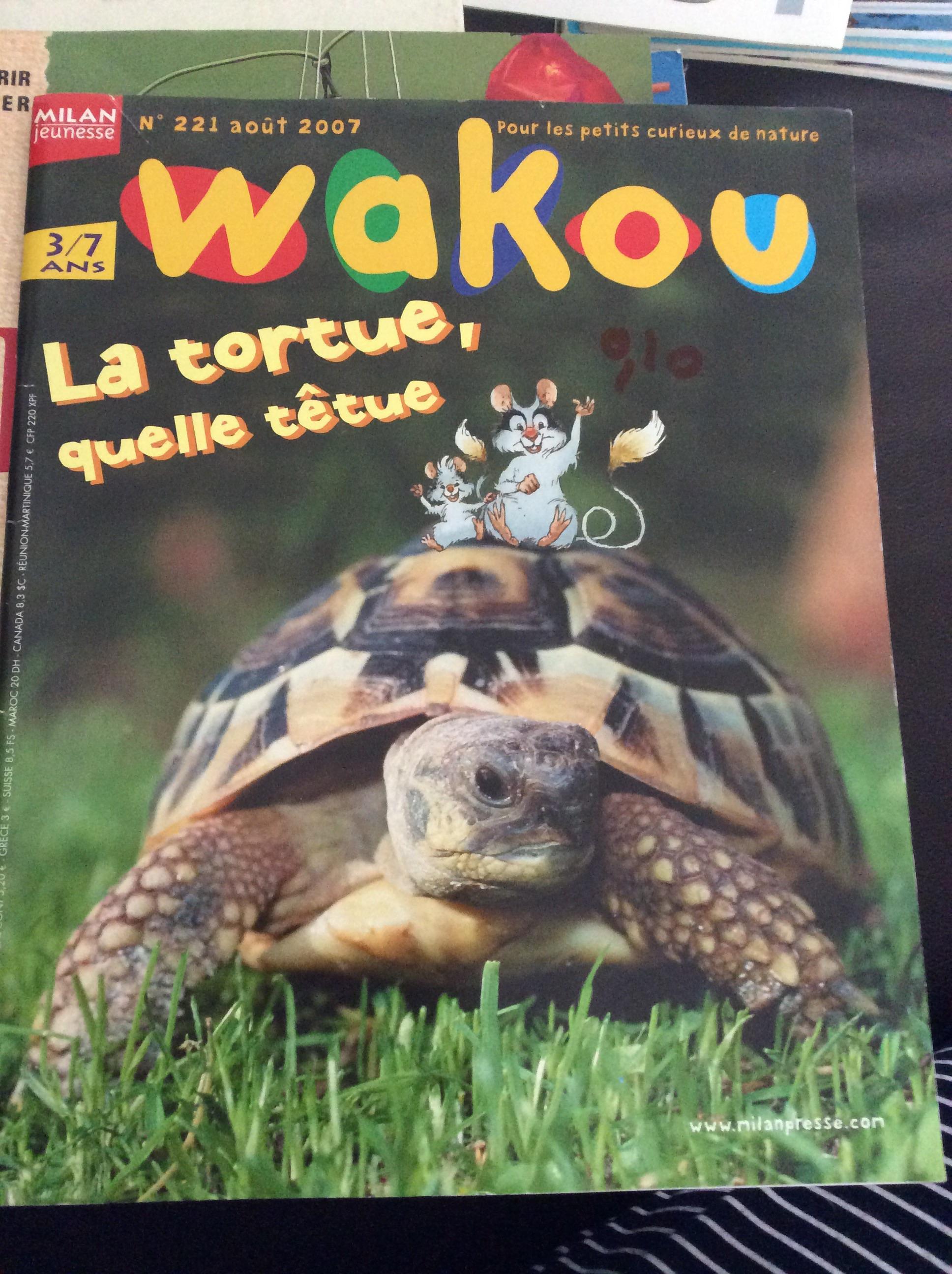 troc de troc revue wakou 3/7ans sur la nature n°221 aout  07 image 0