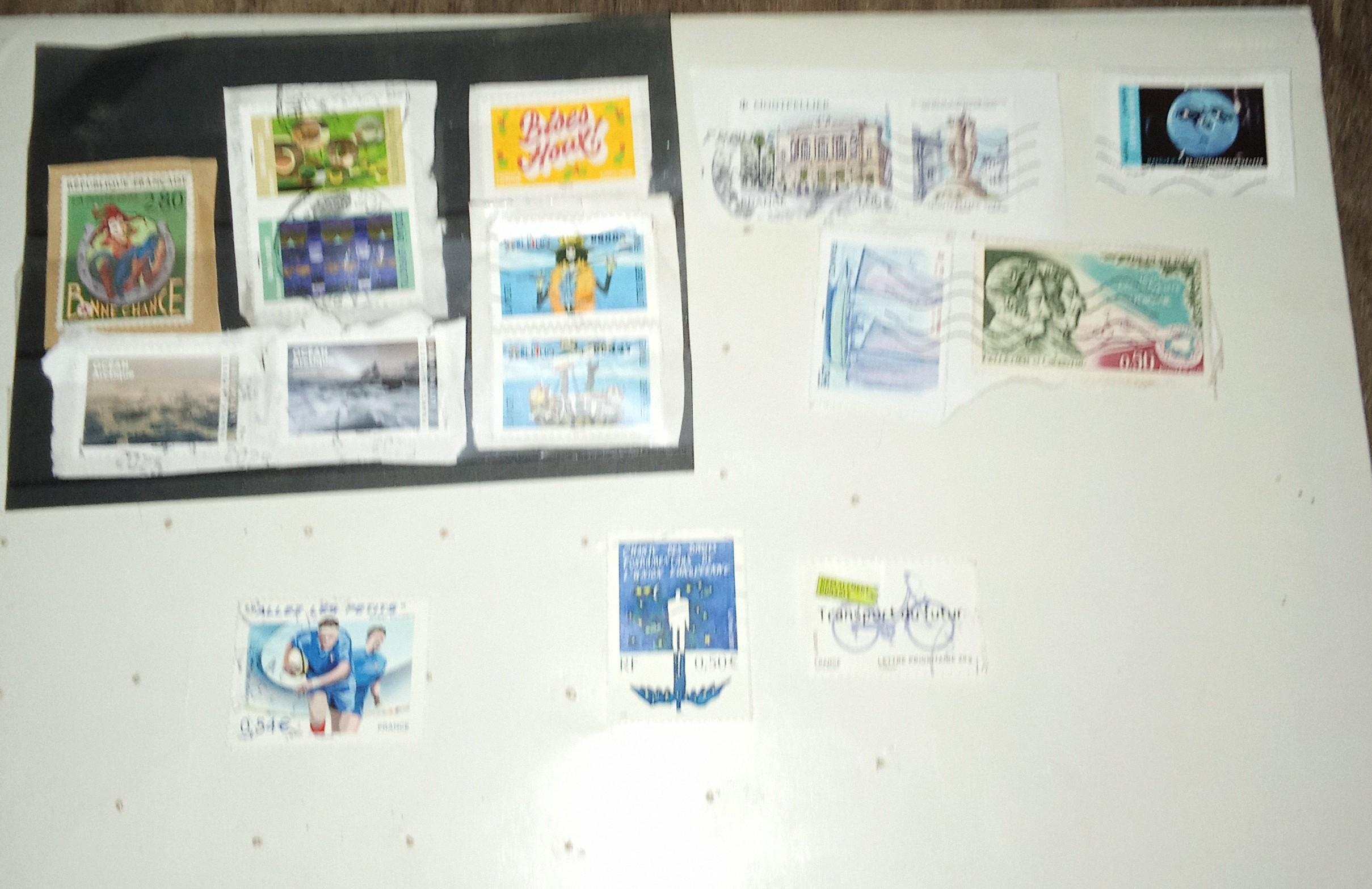 troc de troc lot timbres français oblitérés réserver ventura image 0