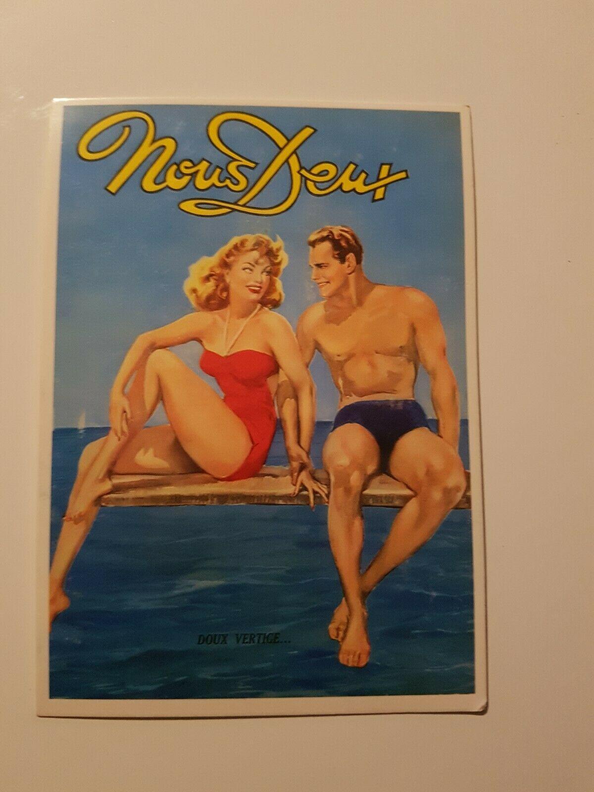 troc de troc je recherche des cartes postales "nous deux" des années 50 image 0
