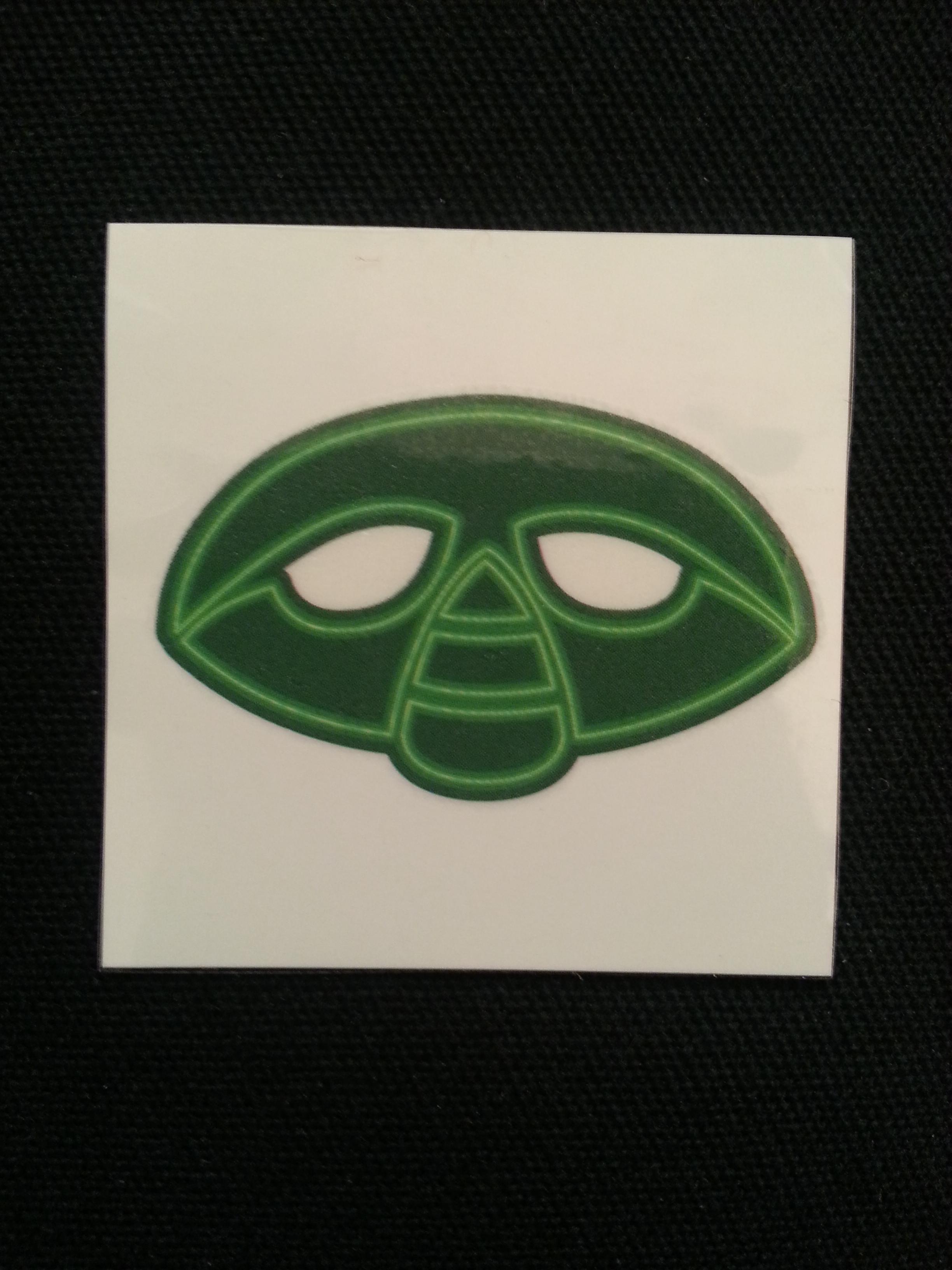 troc de troc tattoo " masks" vert image 0