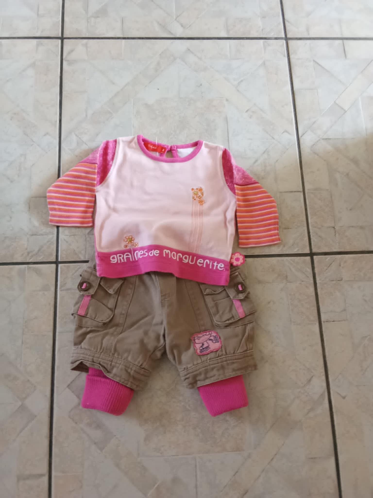 troc de troc ensemble 6 mois original comme neuf   tissuaia image 0