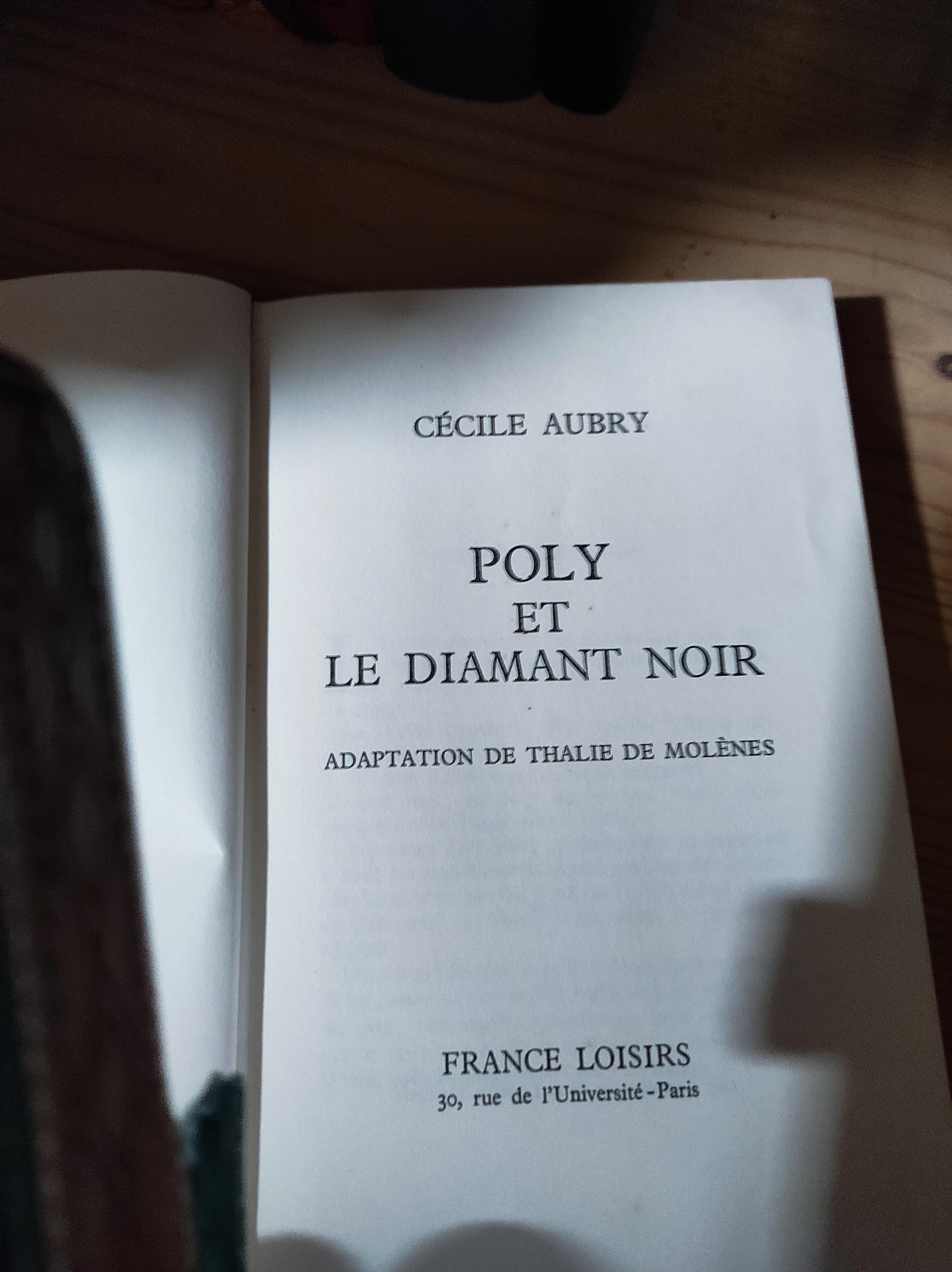 troc de troc livre poly et le diamant noir image 0