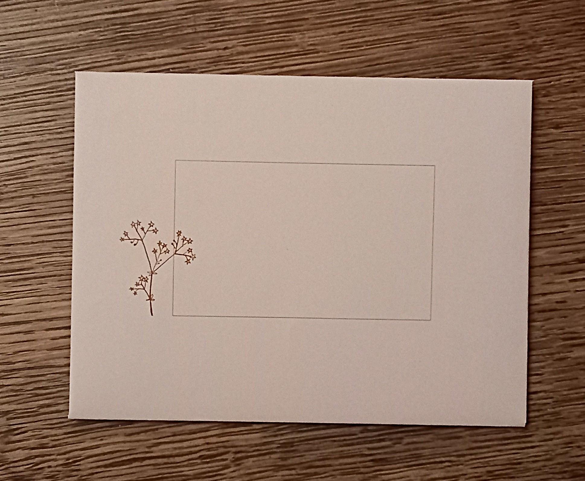 troc de troc enveloppe crème. image 0