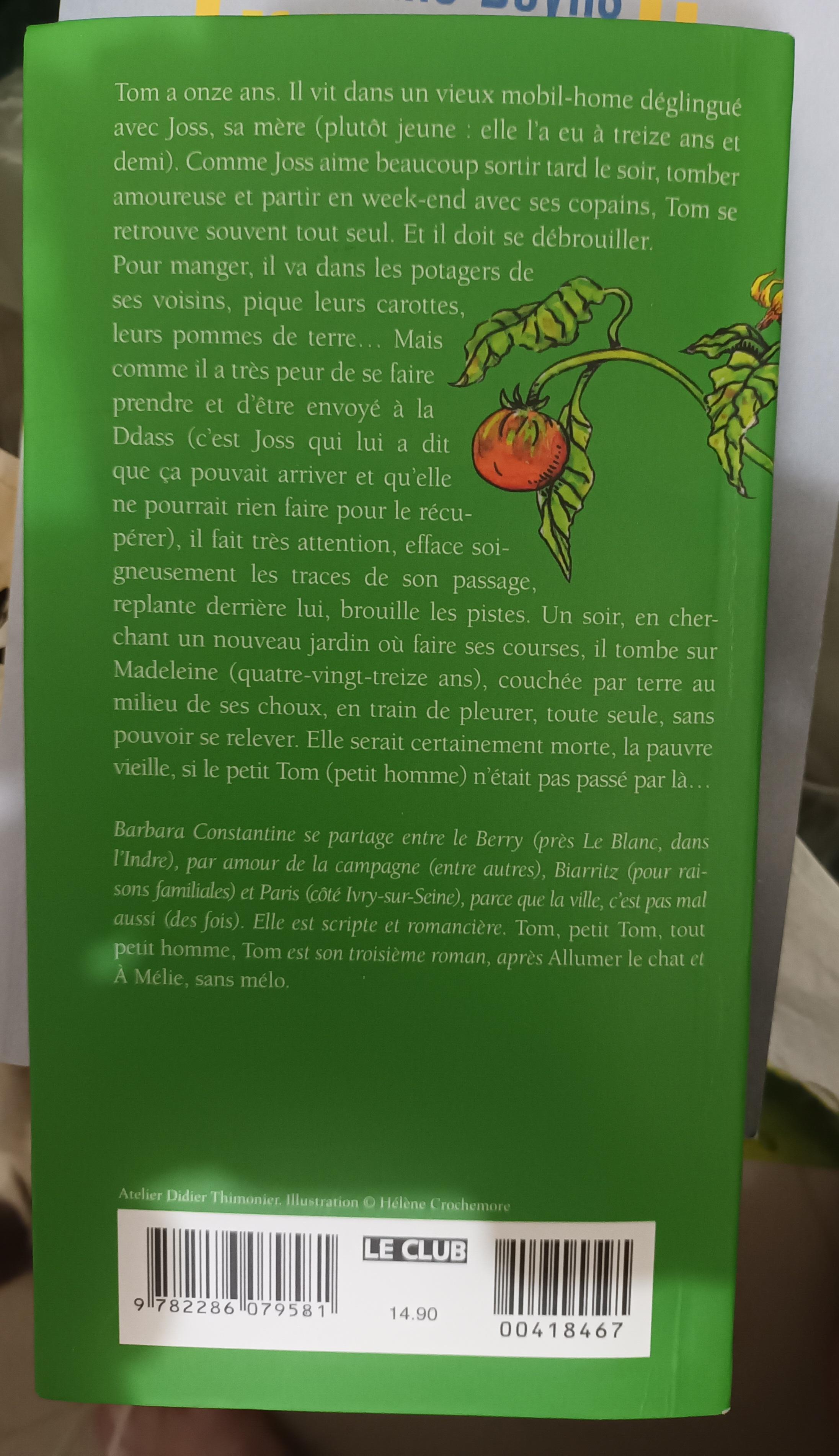 troc de troc livre "tom. petit homme. tout petit homme." image 1