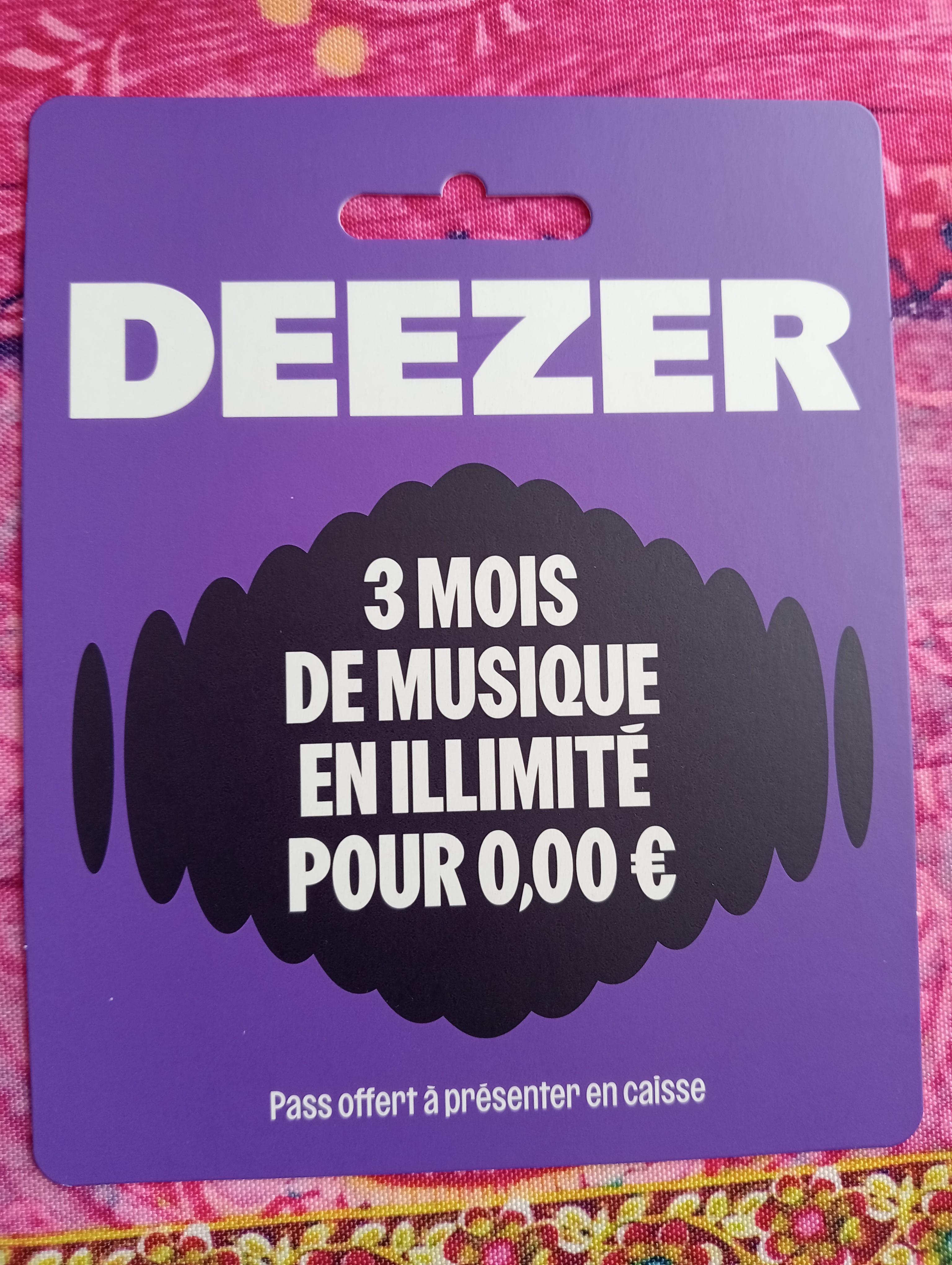 troc de troc 3 mois abonnement deezer image 0
