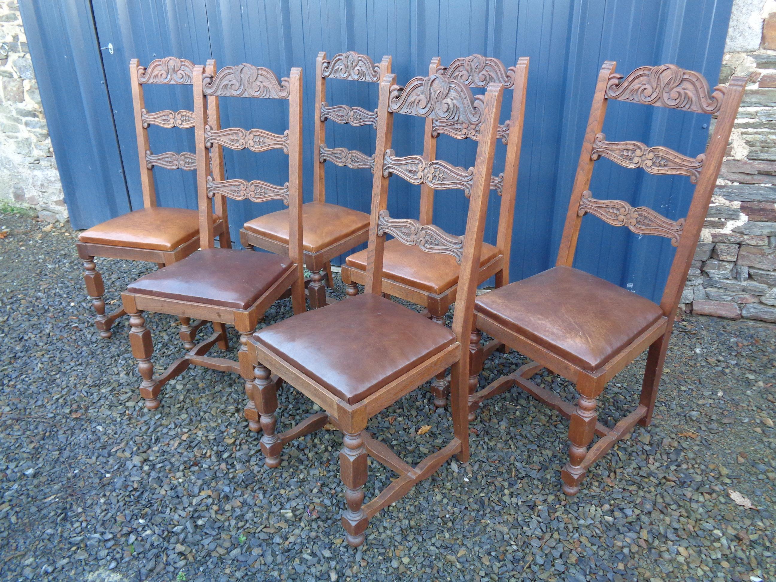 troc de troc 6 chaises de salle à manger image 1