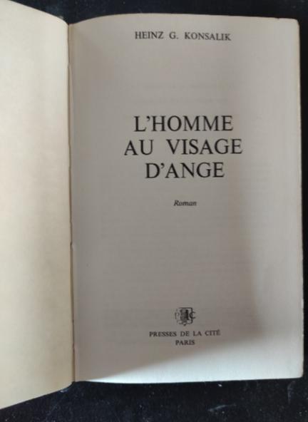 troc de troc l'homme au visage d'ange - heinz g. konsalik image 1