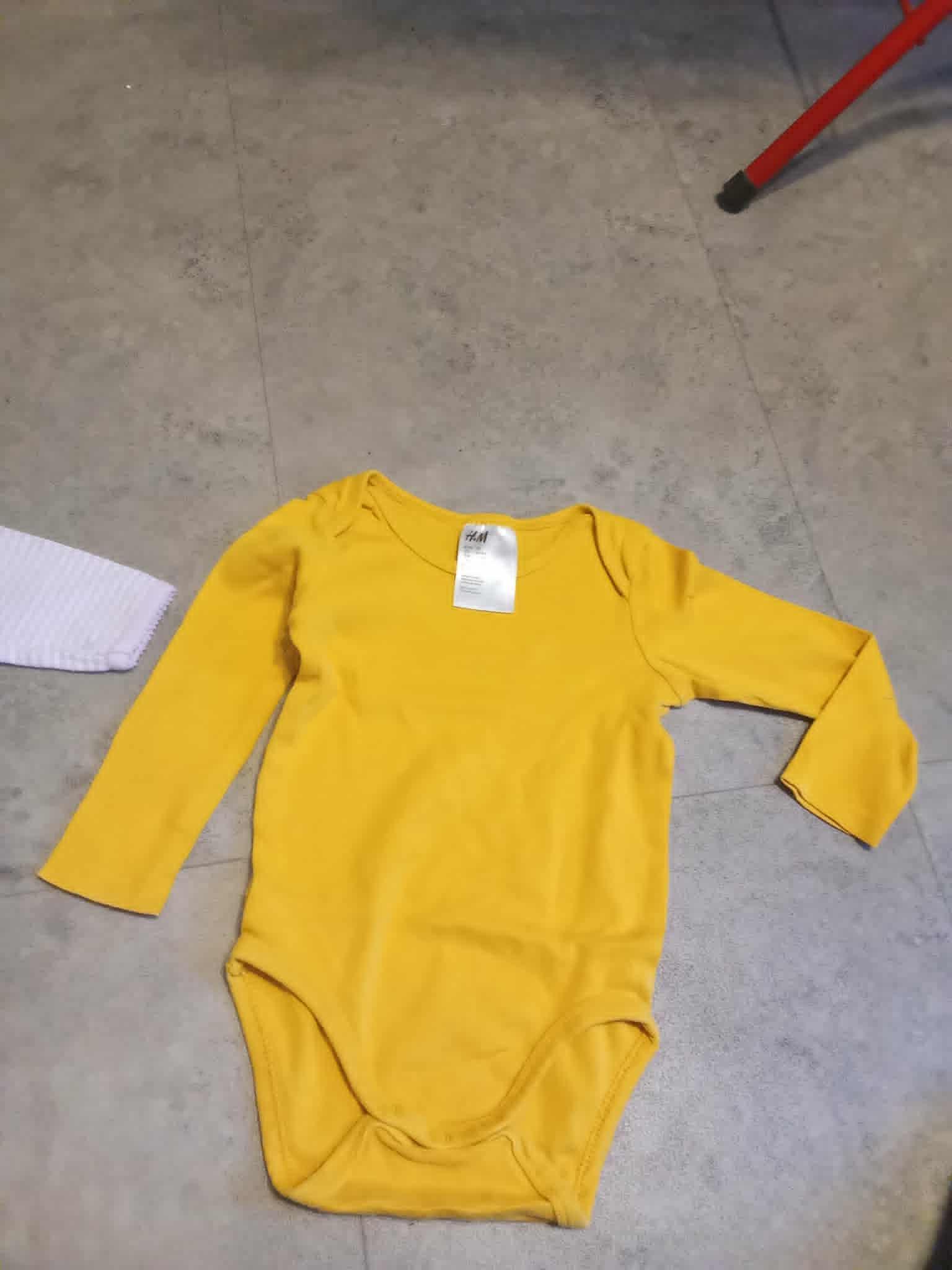 troc de troc body jaune  (mixe ) 9 mois   h et  m image 0