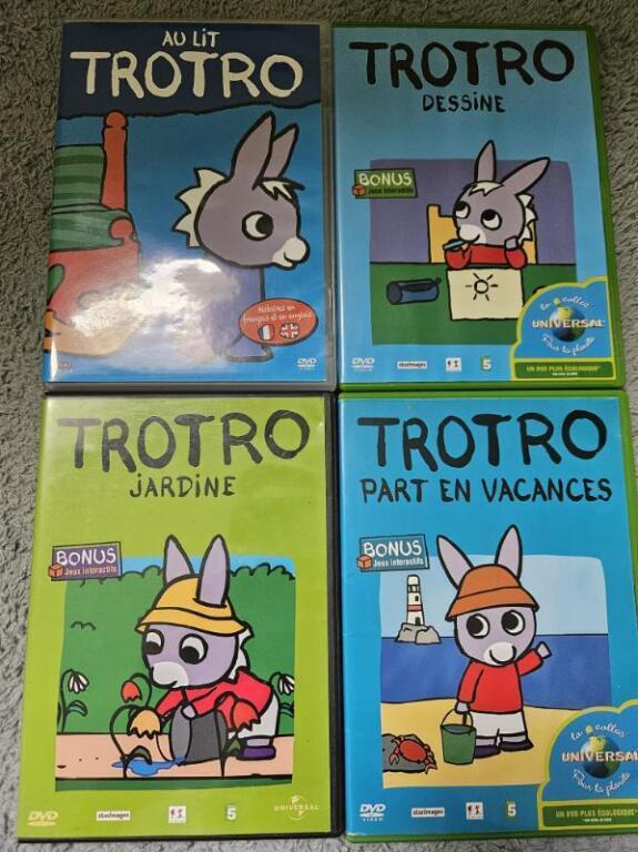 troc de troc dvd jeunesse - lot  4 dvd - trotro image 0