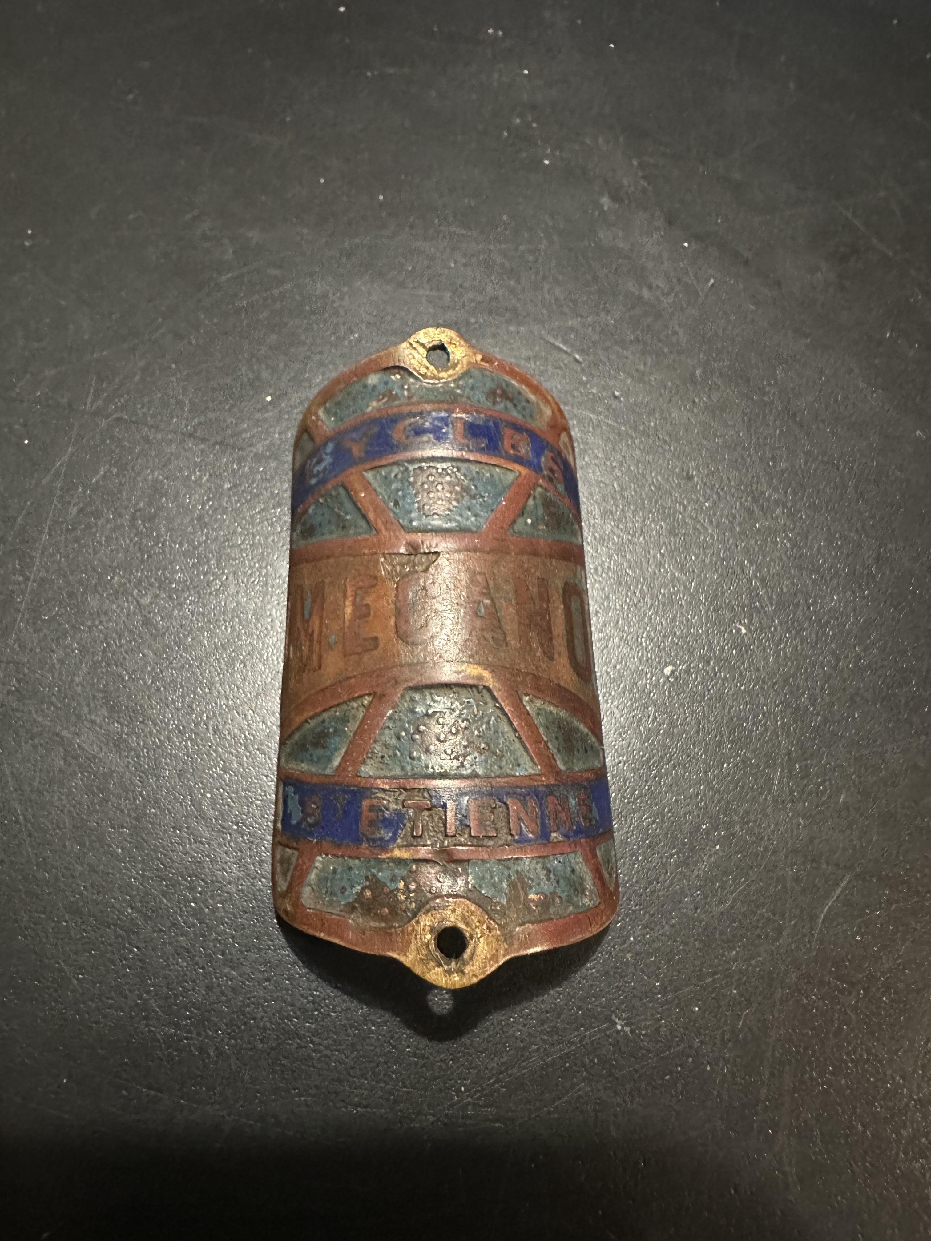 troc de troc plaque cycliste mécano image 0