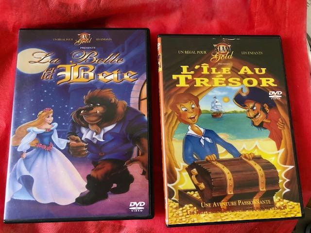 troc de troc 2 dvds dessins animés  l'ile au trésor et la belle et la bête image 0
