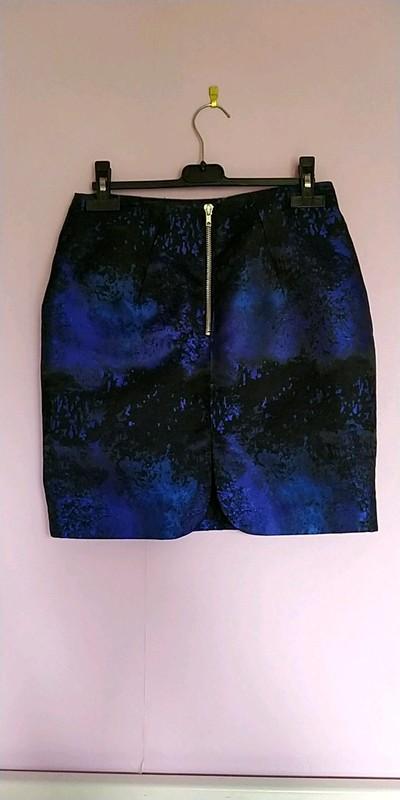 troc de troc jupe noir et bleu taille 36 marque h&m image 1