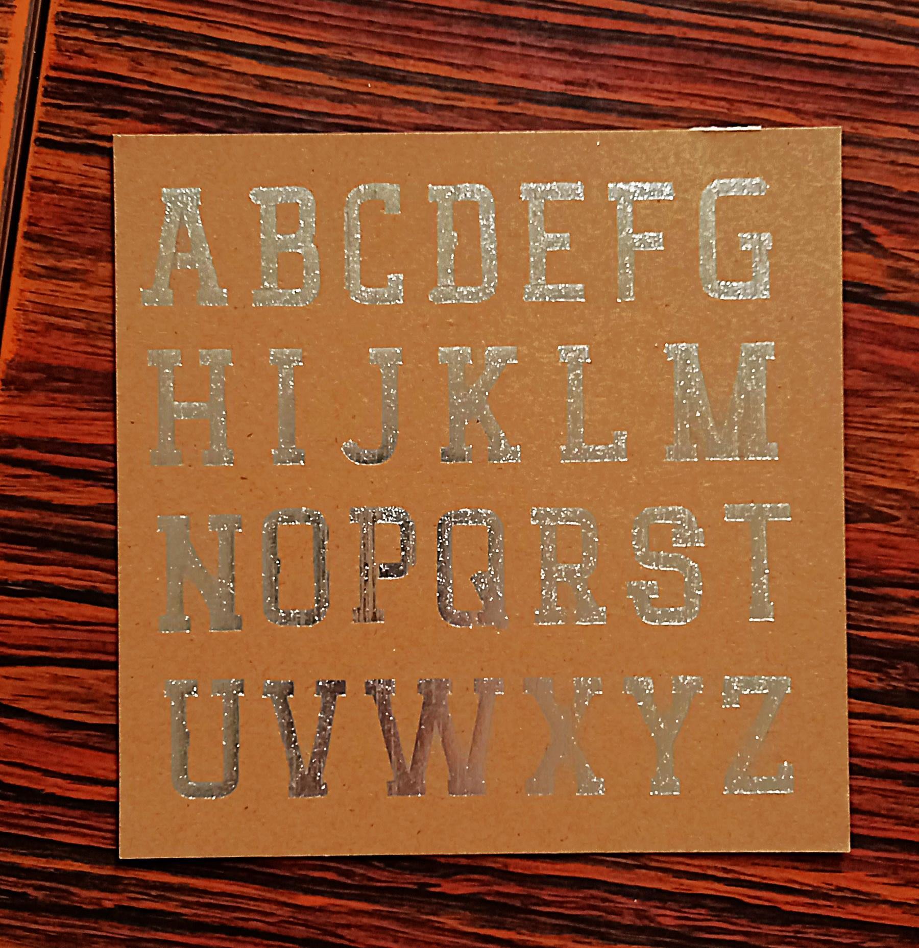 troc de troc papier créatif "alphabet". image 0