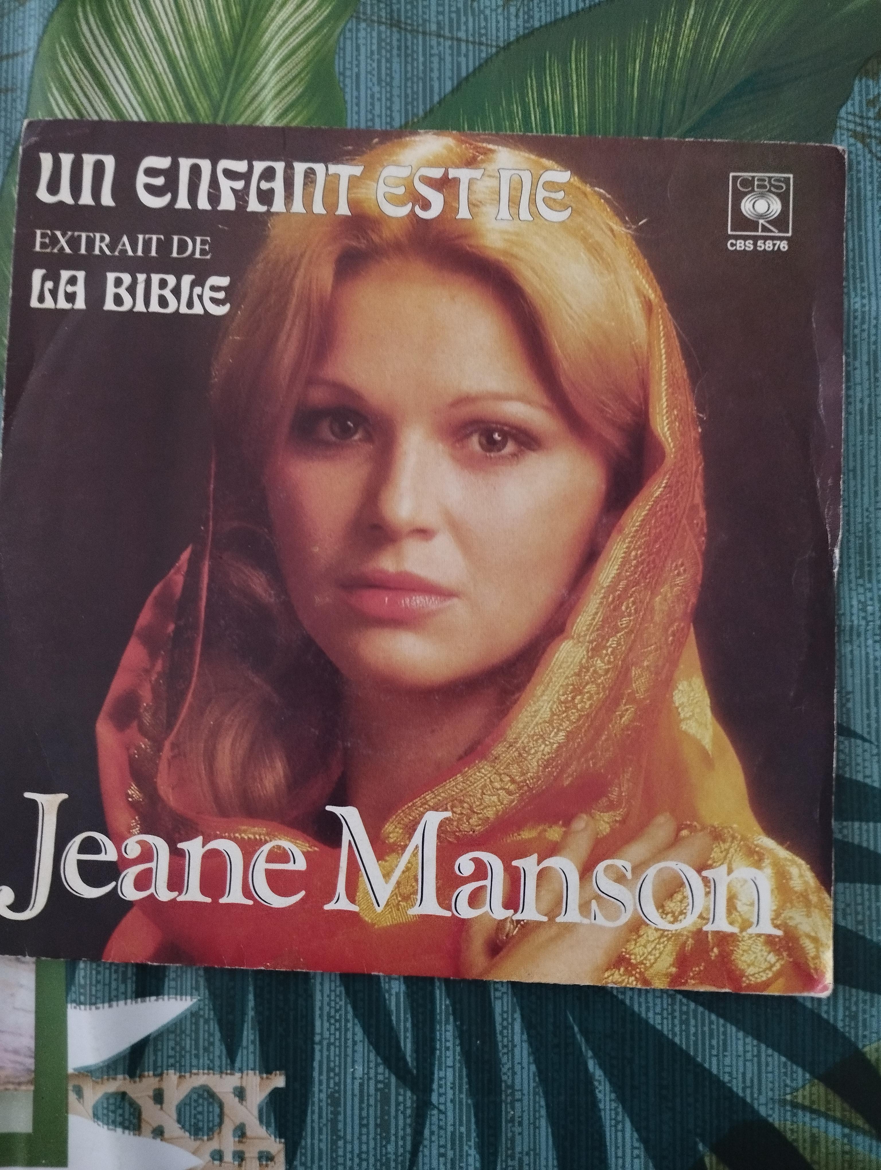 troc de troc disque vinyle 45t jeanne manson - un enfant est né image 0