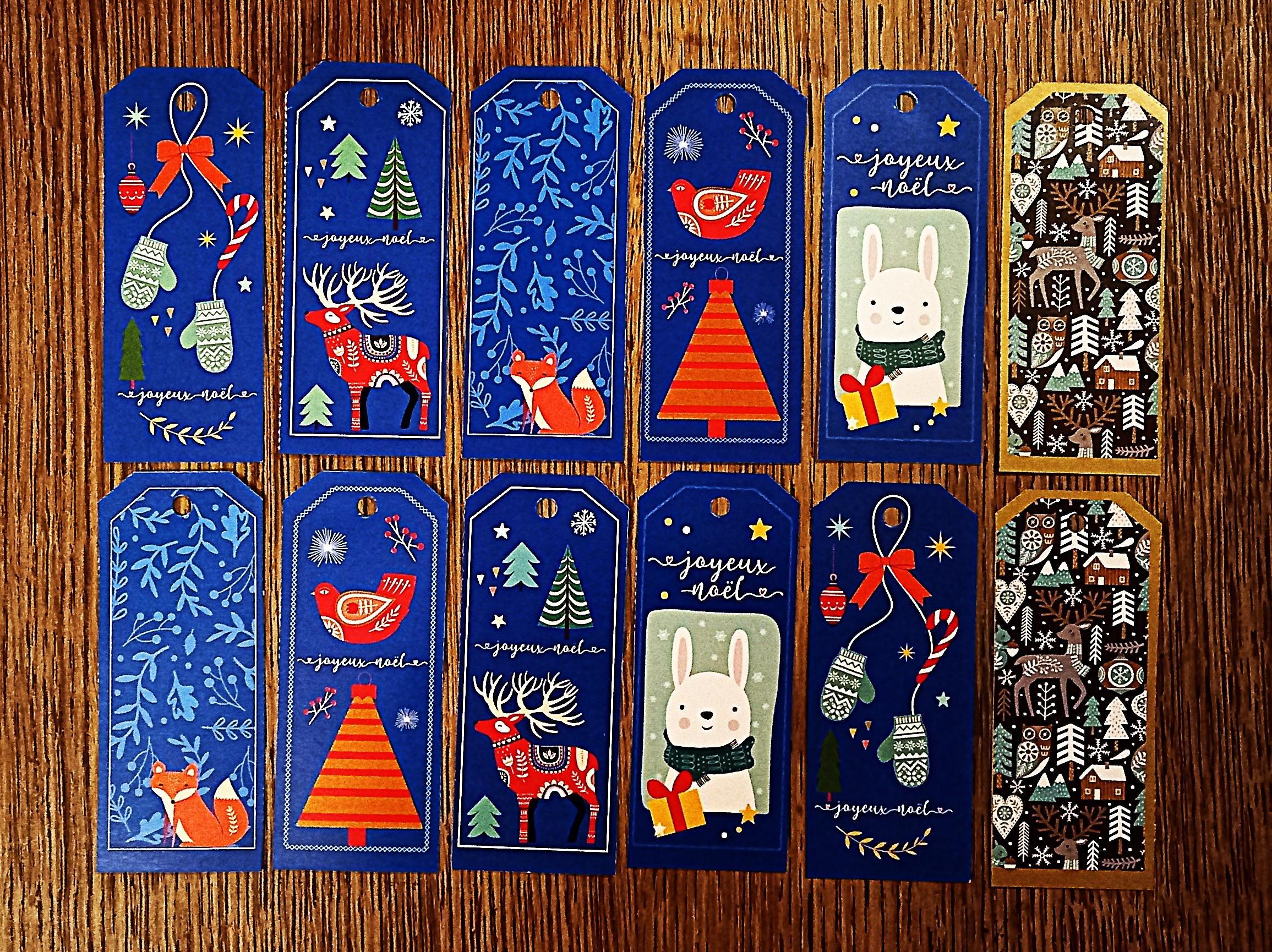 troc de troc etiquettes "joyeux noël". image 0