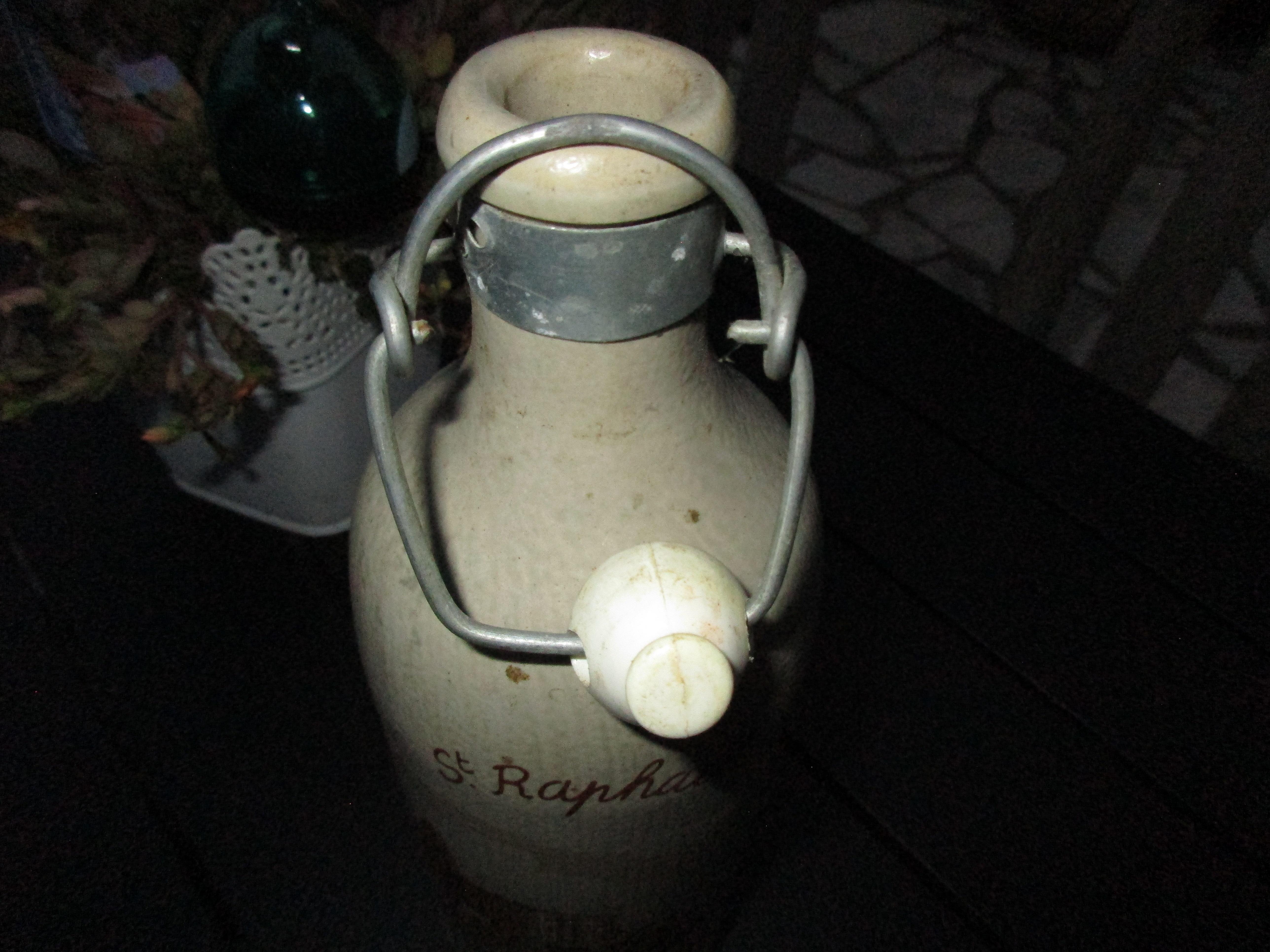 troc de troc bouteille en grés vintage image 2