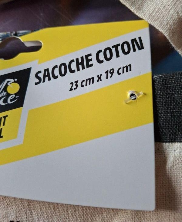 troc de troc *reserve* sacoche coton tour de france image 1