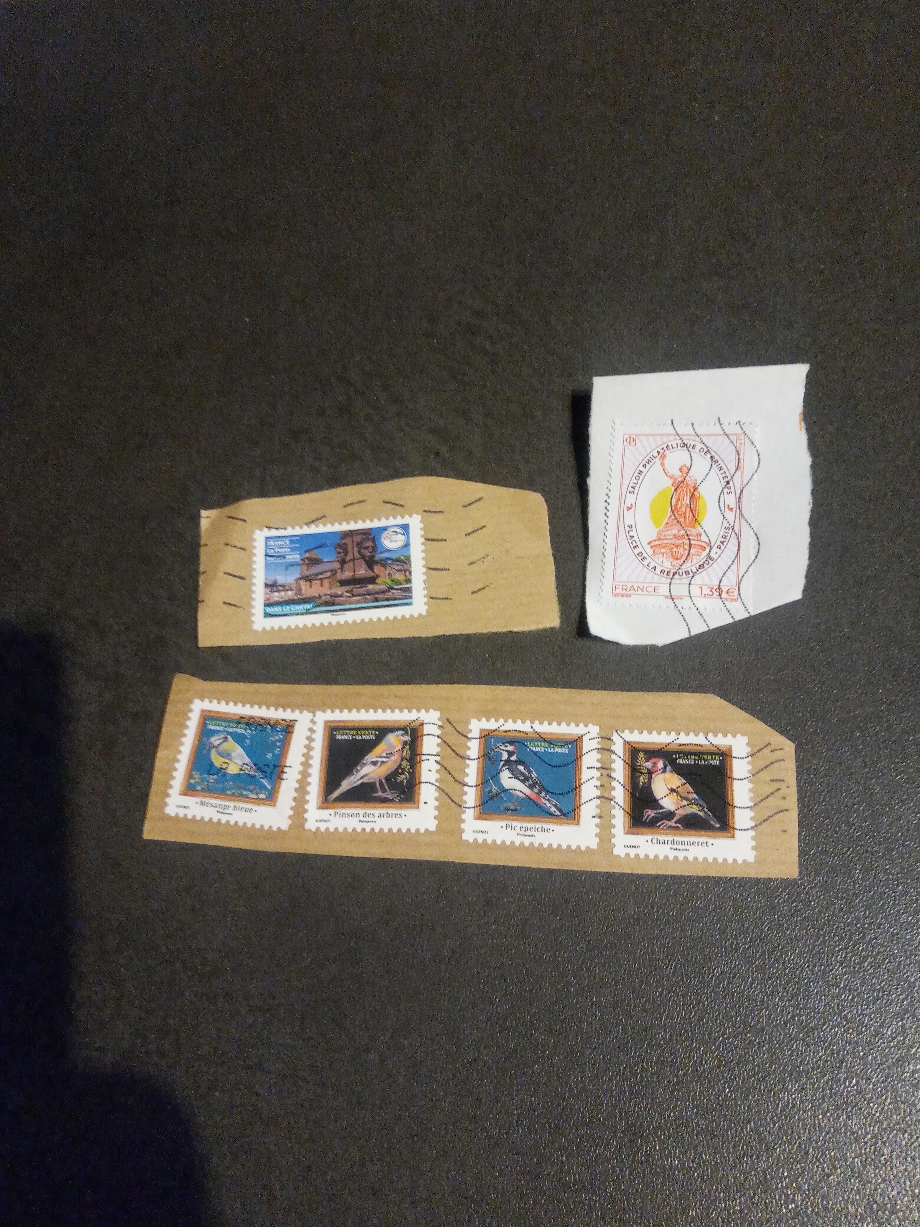troc de troc réservés et envoyés timbres image 0