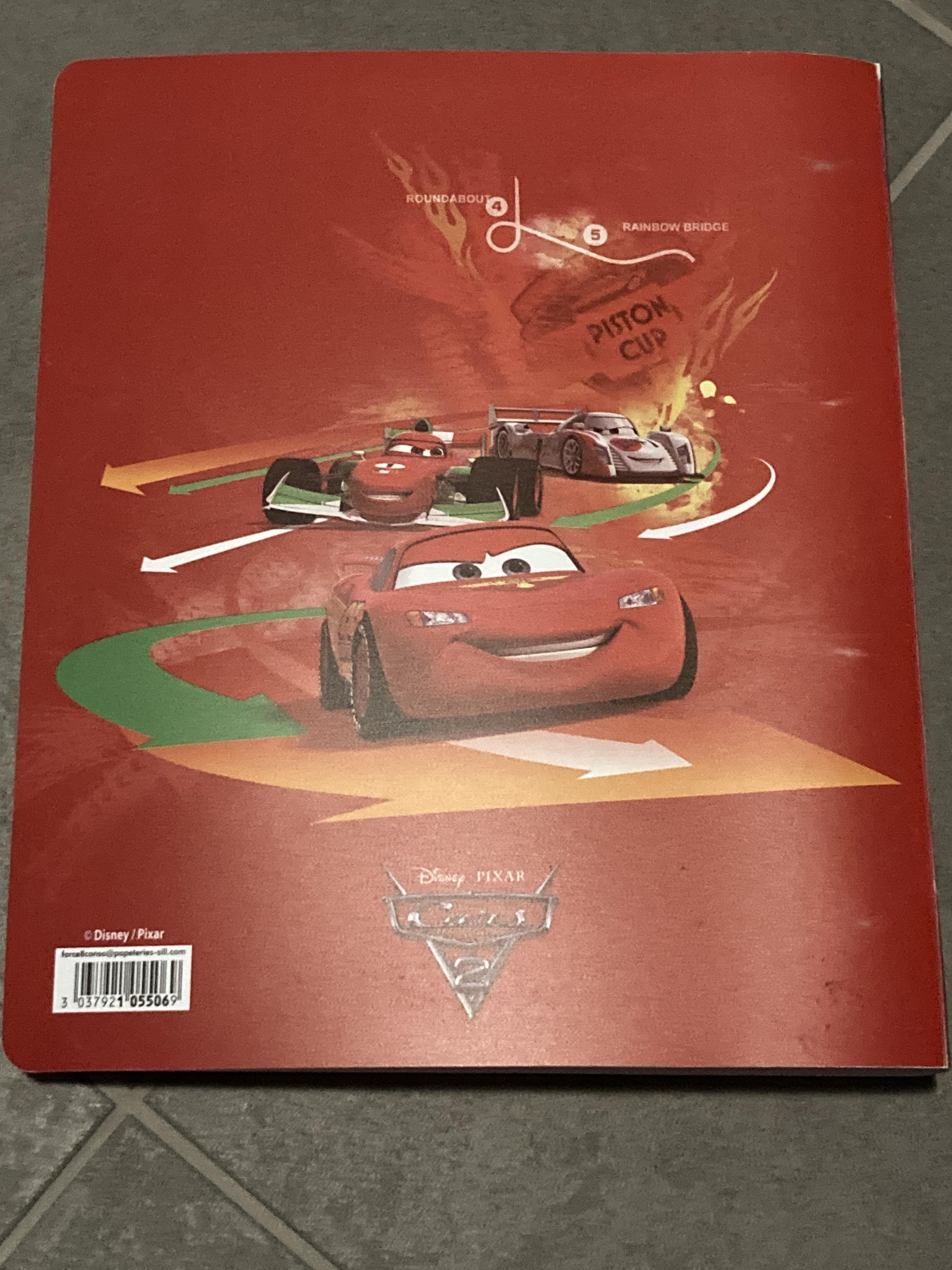 troc de troc réservé classeur cars rouge image 1