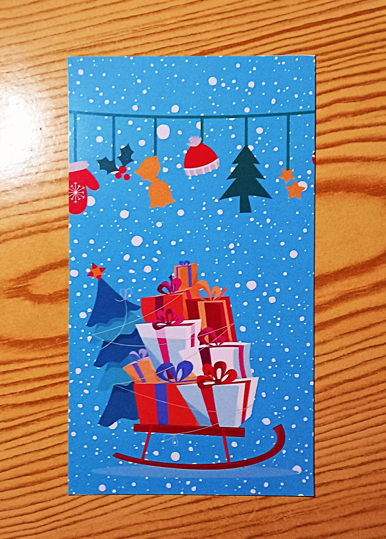 troc de troc carte "le traîneau des cadeaux". image 0