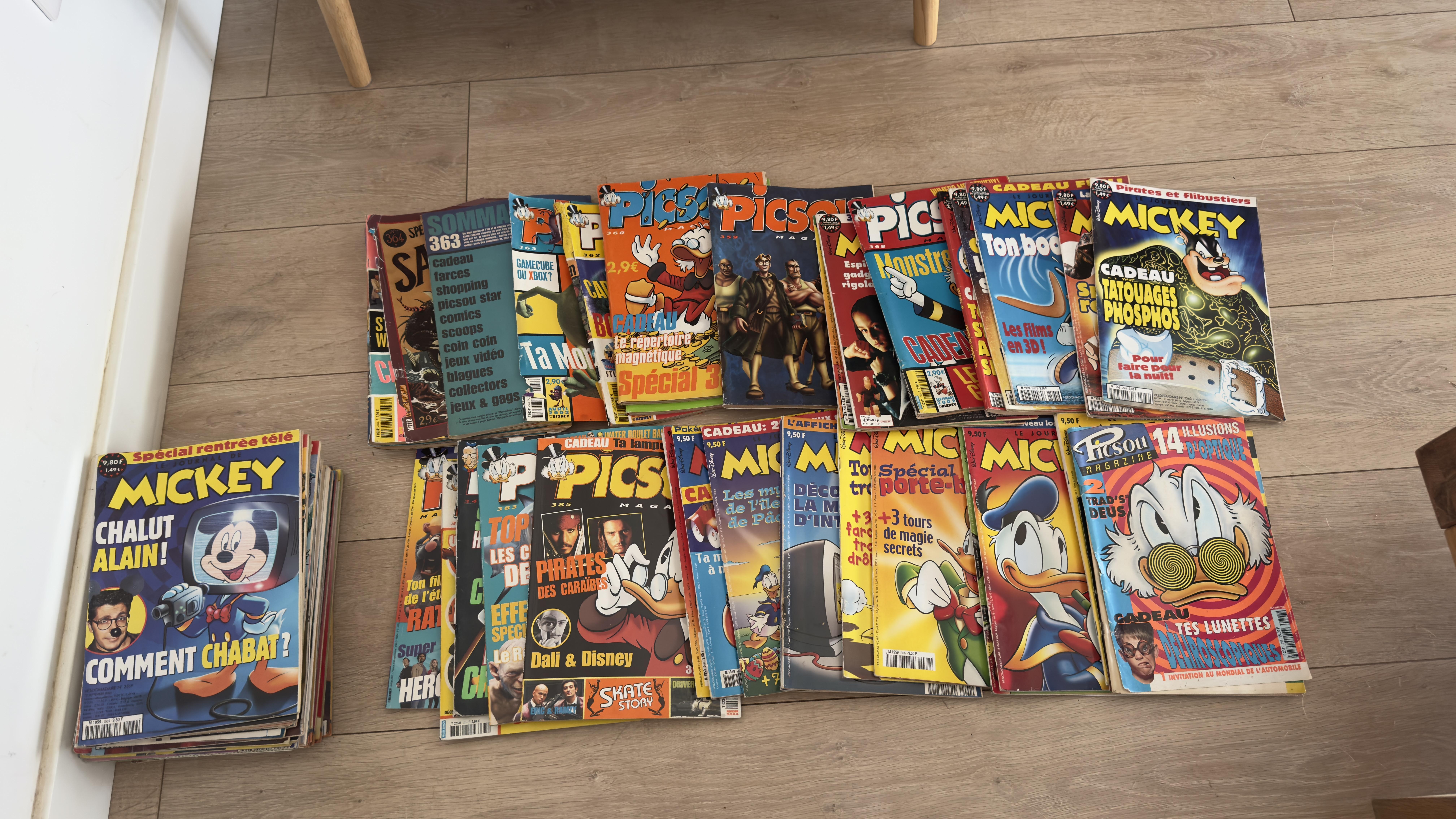 troc de troc lot d'album mickey ou spirou image 1