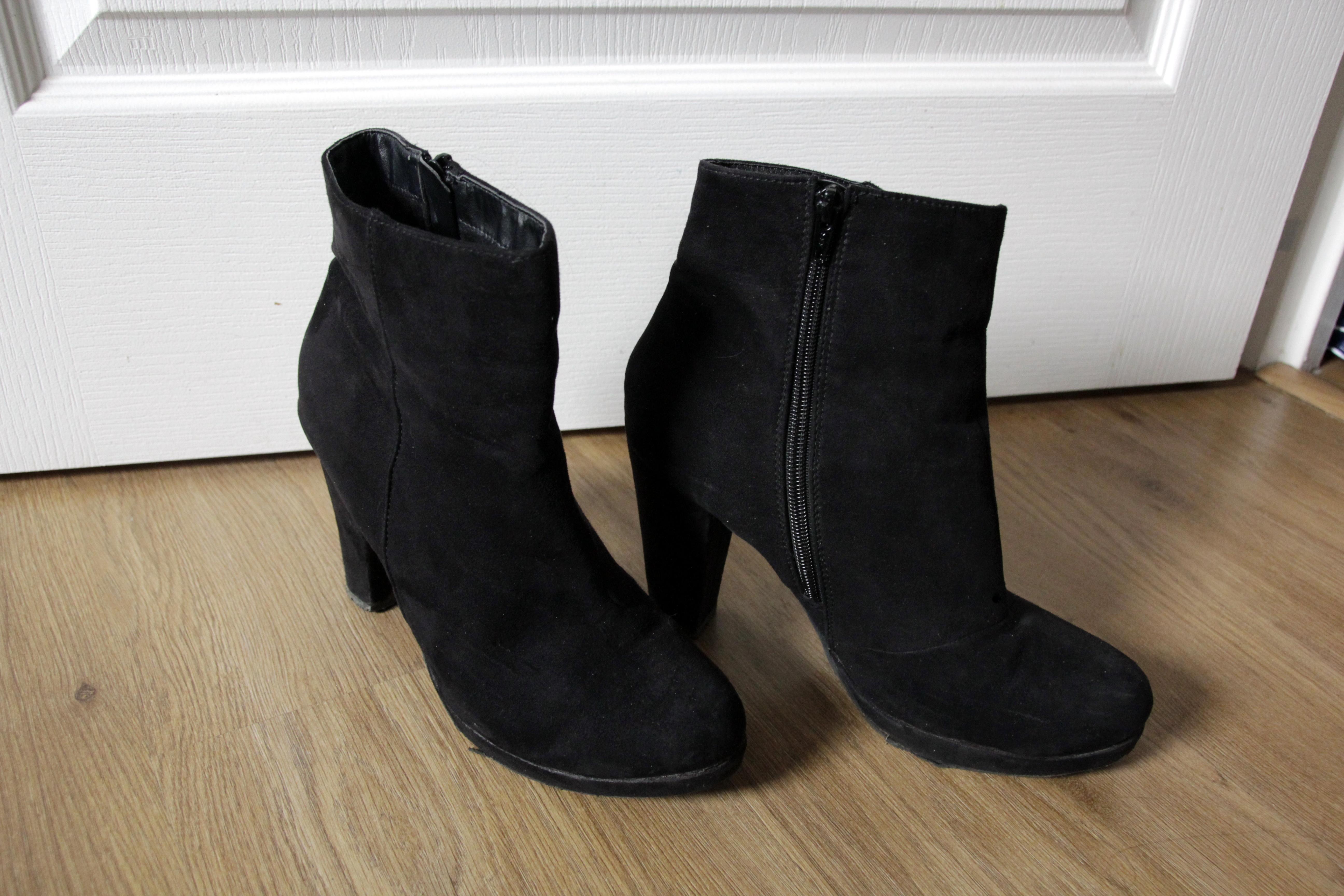 troc de troc don talons noirs effet daim taille 40 image 0
