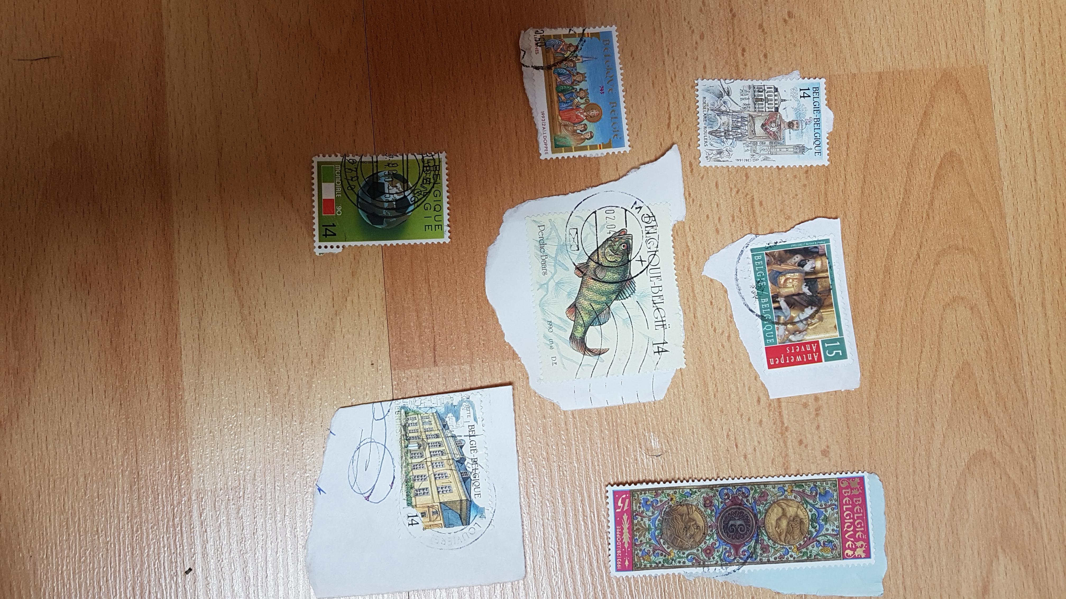 troc de troc timbres belges oblitérés don image 0