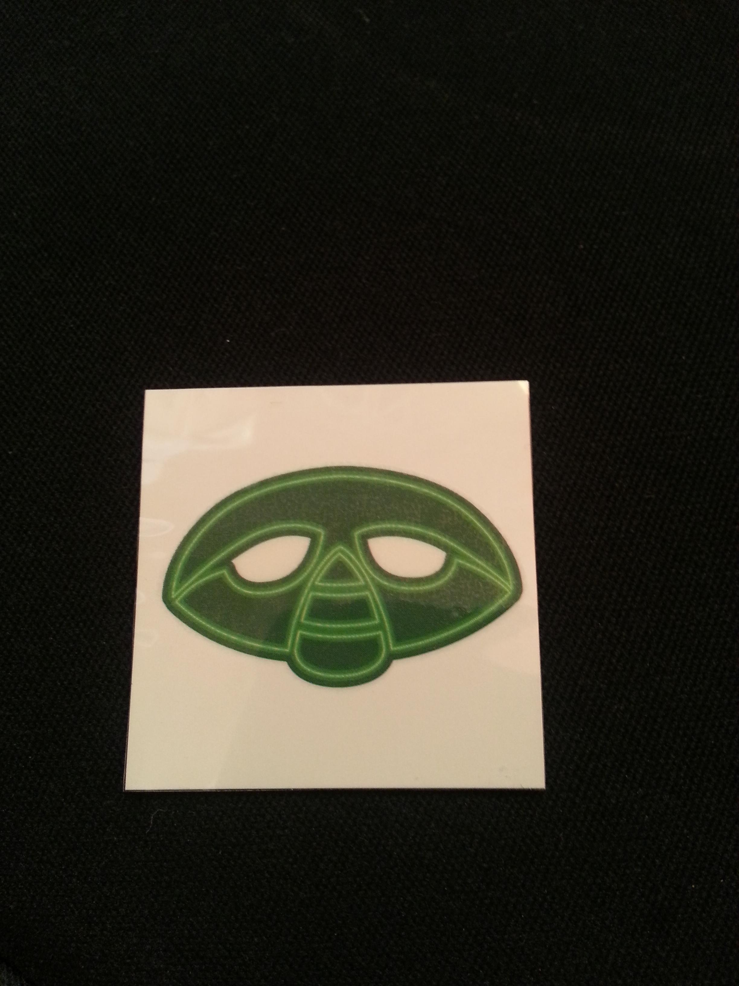 troc de troc tattoo " masks" vert image 2
