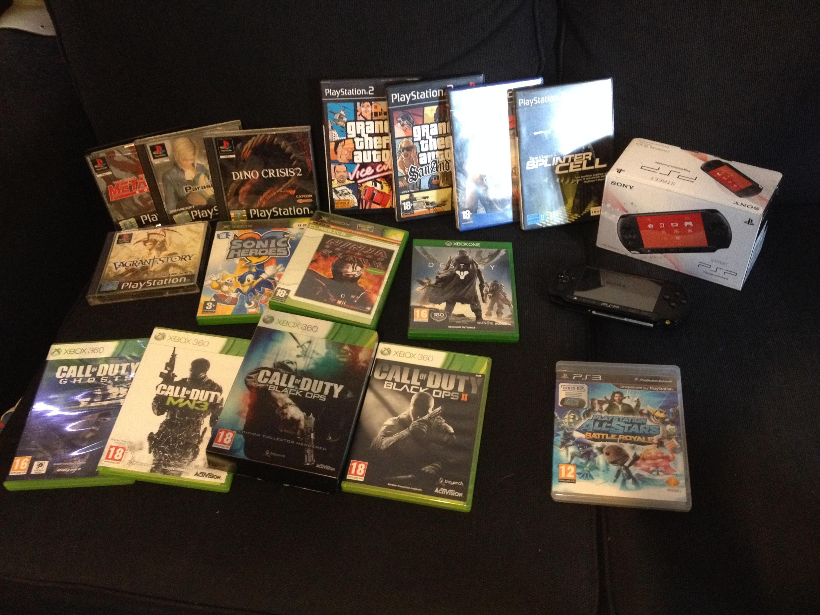 troc de troc jeux vidéos divers image 1