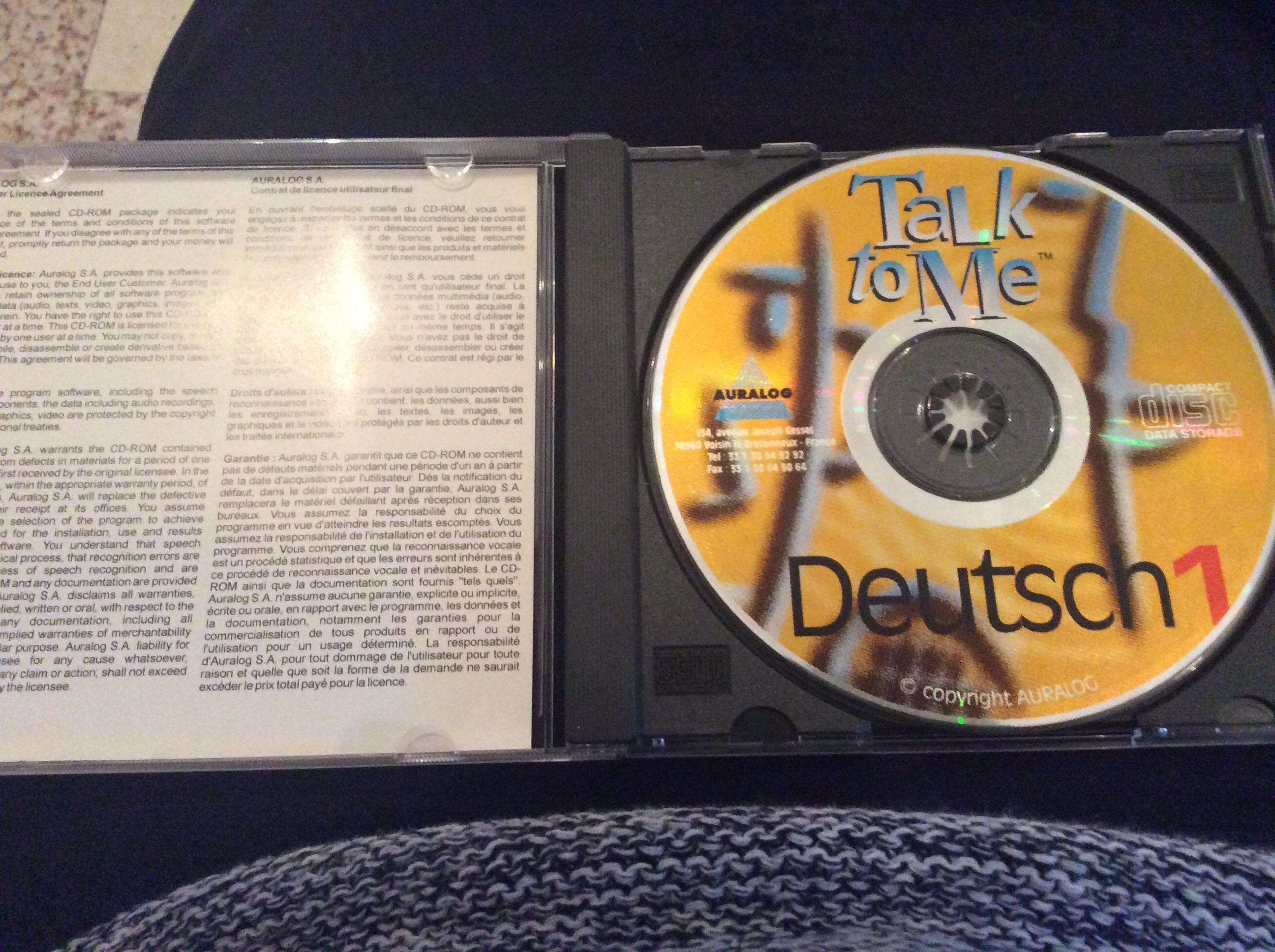 troc de troc cd rom talk to me deutsch 1 windows 95 image 2