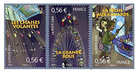 troc de troc [recherche] timbres fr série la  fête foraine 2009 image 0