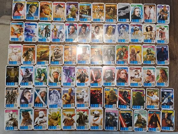 troc de troc coll. complète 72 cartes star wars  auchan image 0