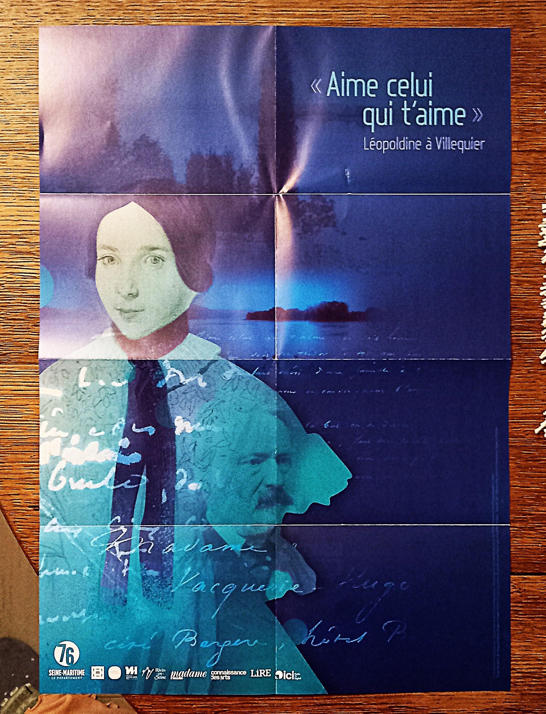 troc de troc affiche citation de léopoldine hugo. image 0