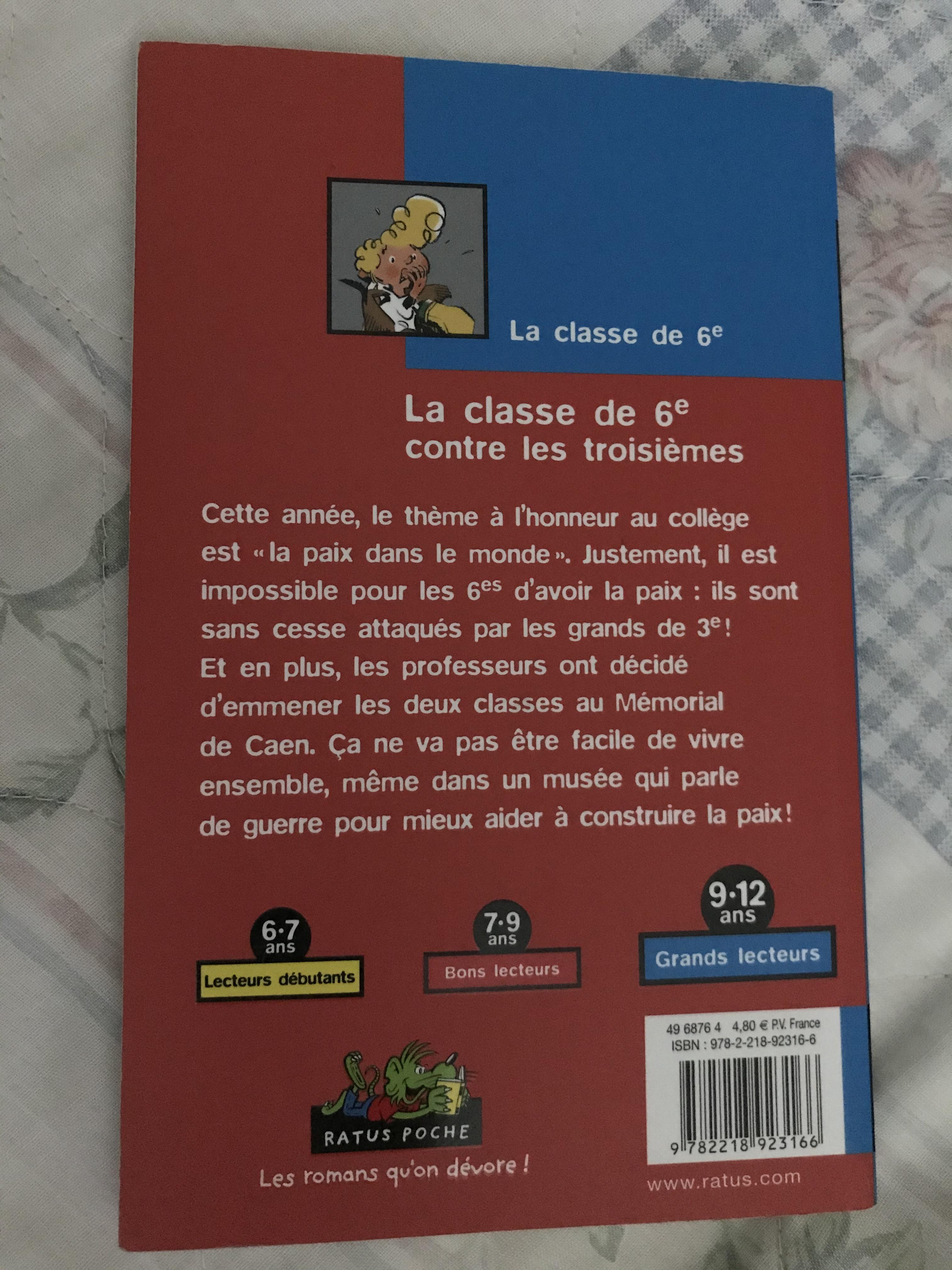 troc de troc la classe de 6e contre les troisièmes de hélène kérillis image 1