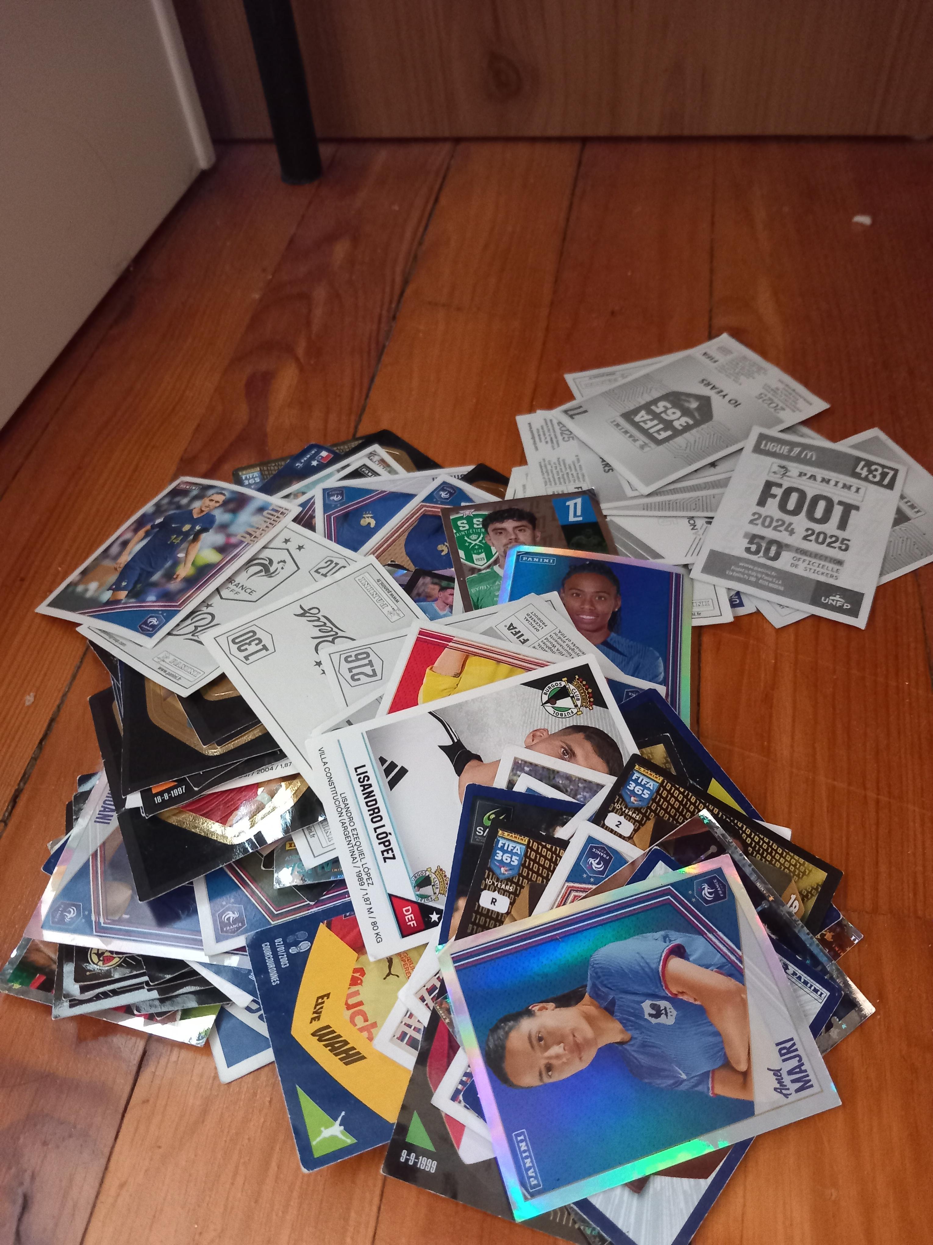 troc de troc stickers panini dépareillés image 0