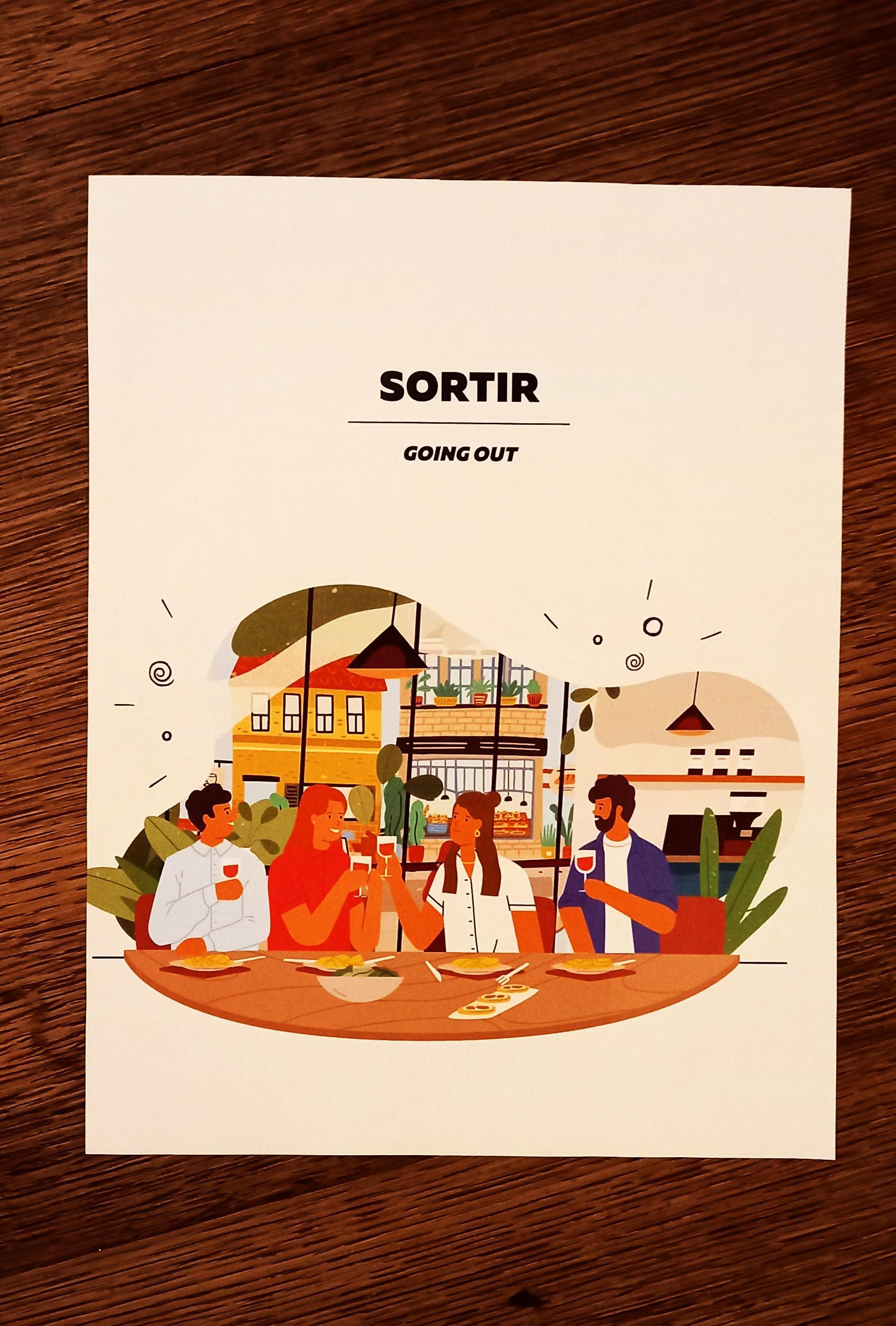 troc de troc affichette "sortir". image 0