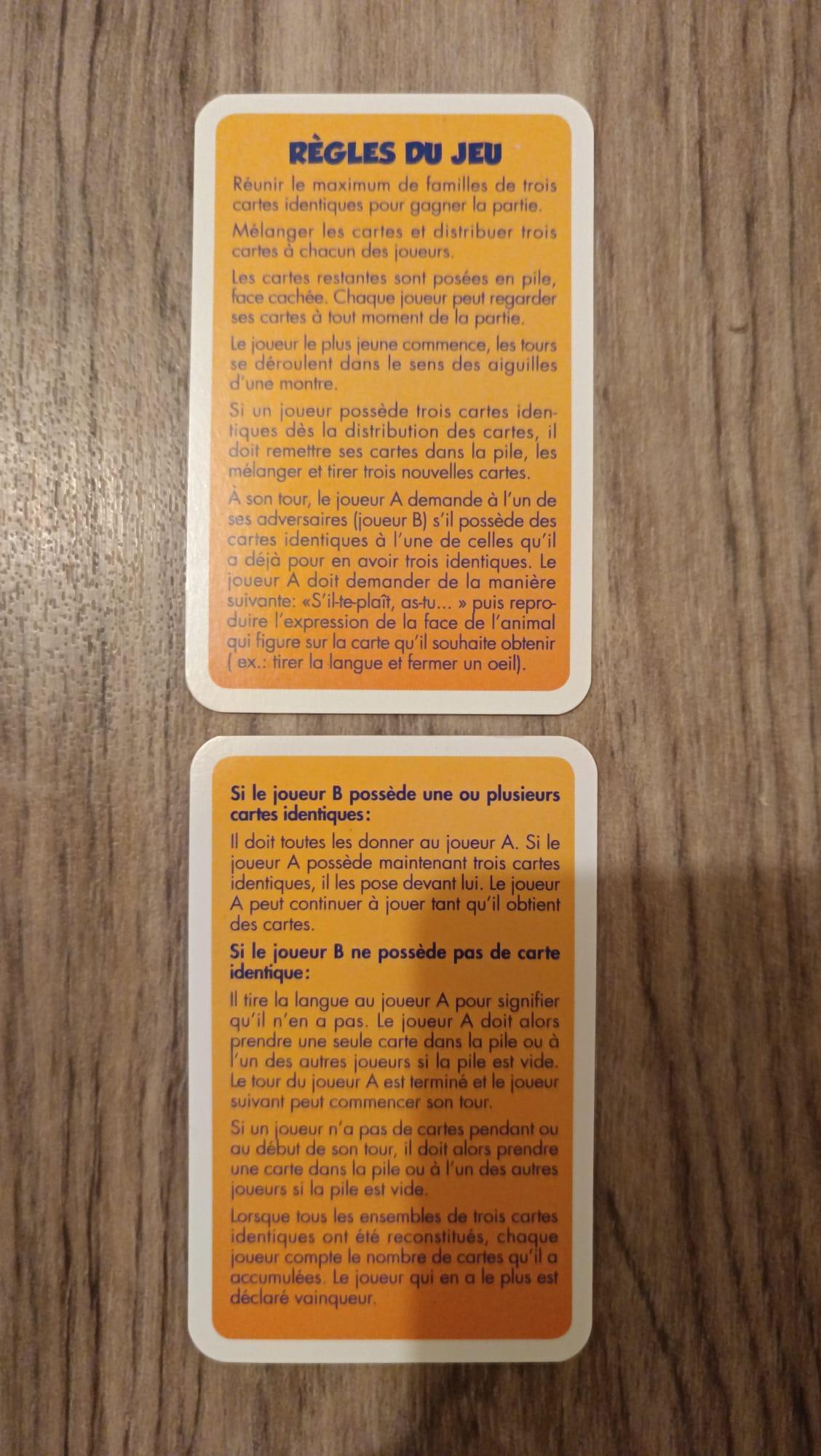 troc de troc mimiq, jeu de type 7 familles image 1