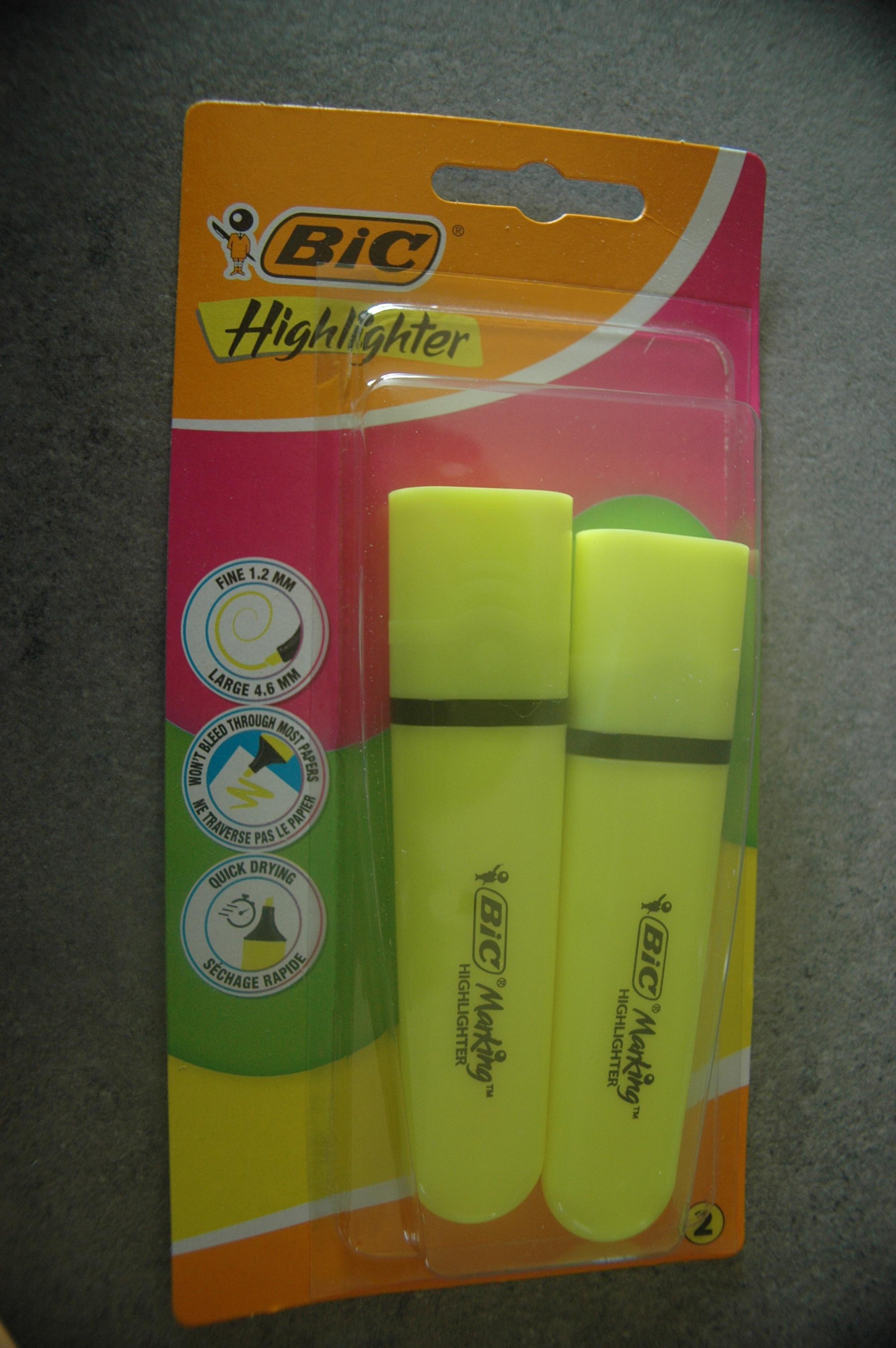 troc de troc lot de 2 surligneurs bic image 0