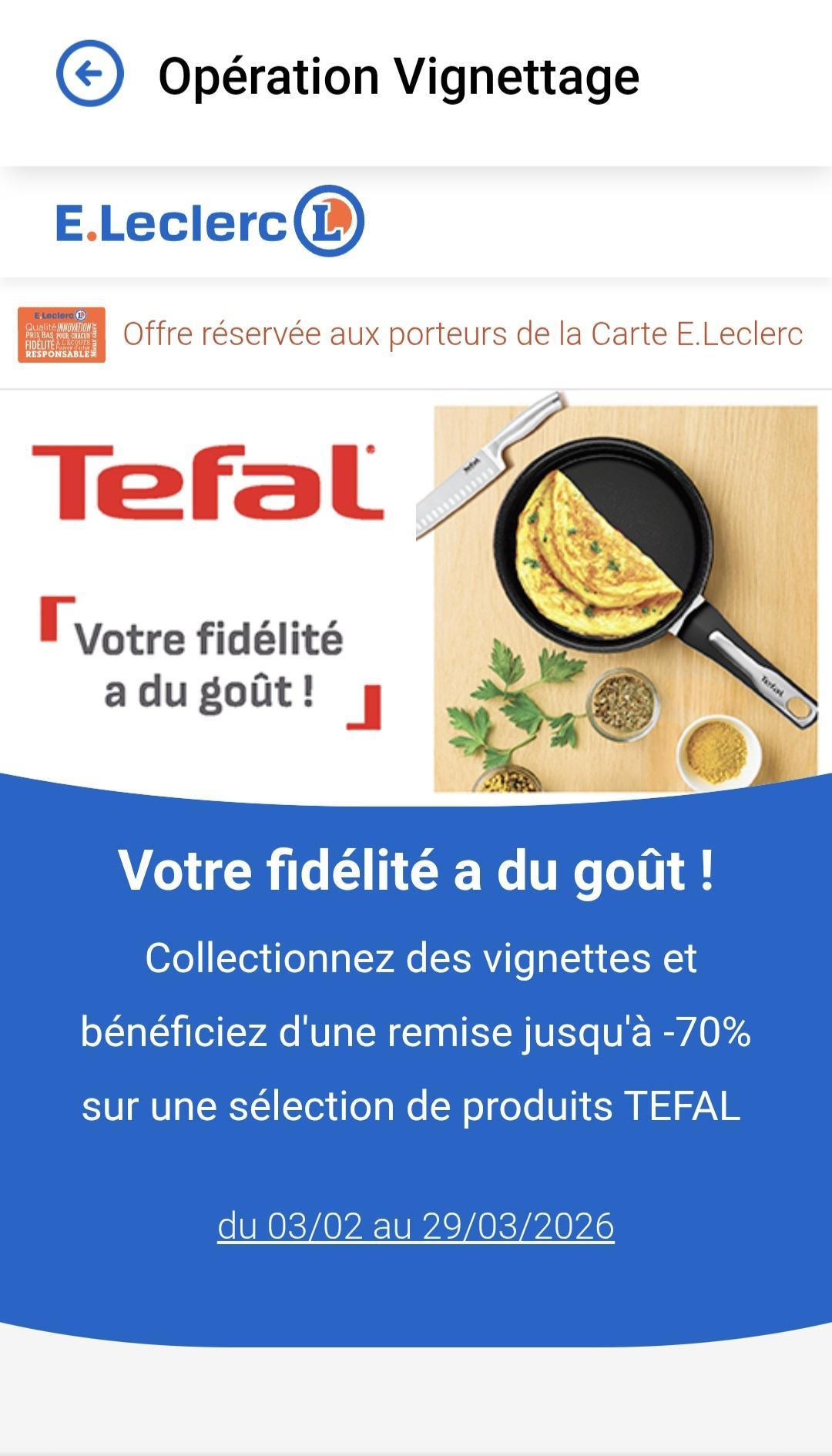 troc de troc vignettes tefal image 0