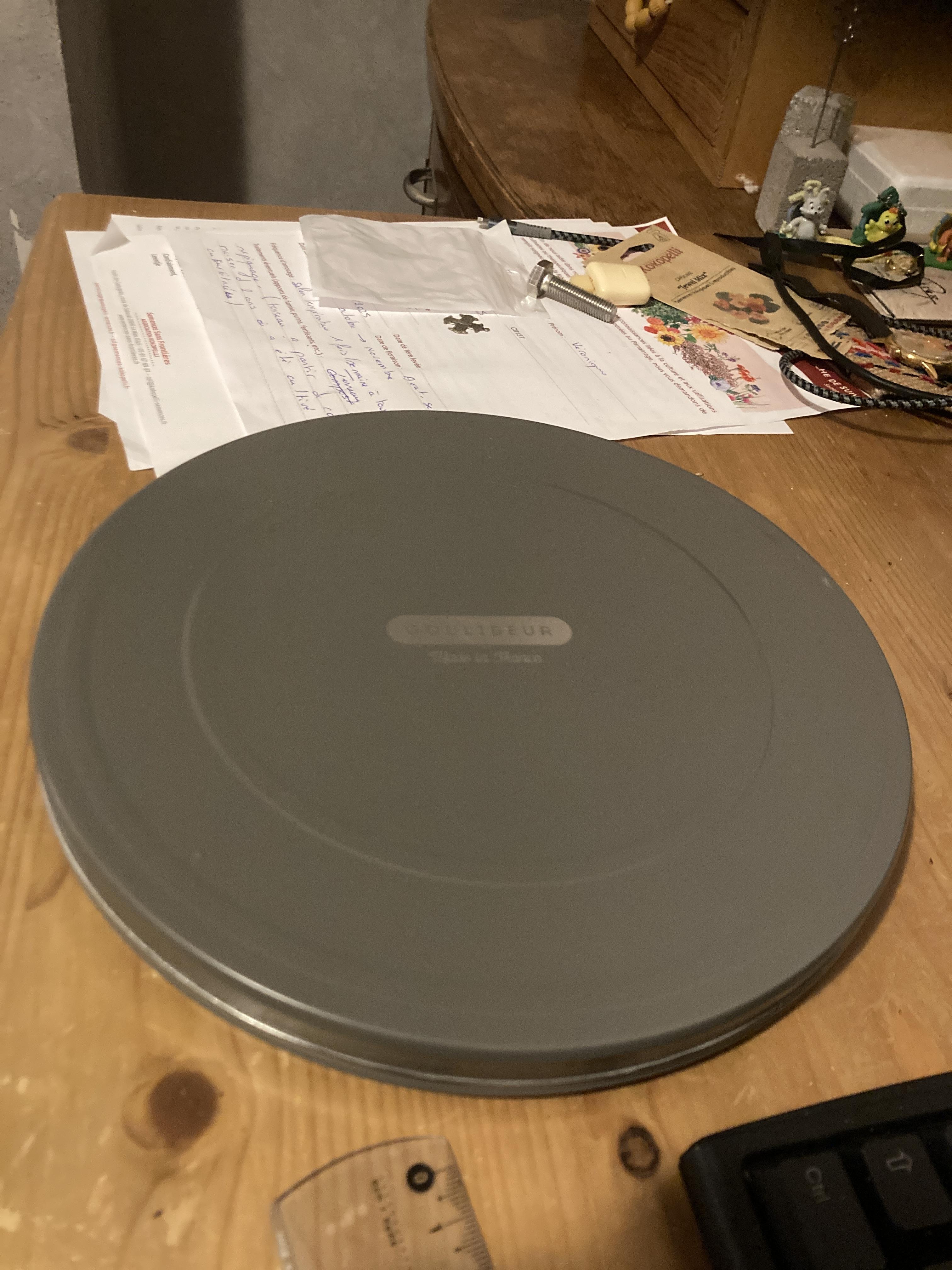 troc de troc boîte métallique ronde diamètre 25 cm image 0