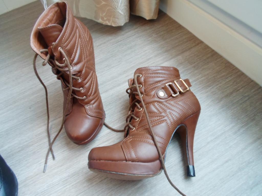 troc de troc * chaussure marron à plateforme taille 37 image 0