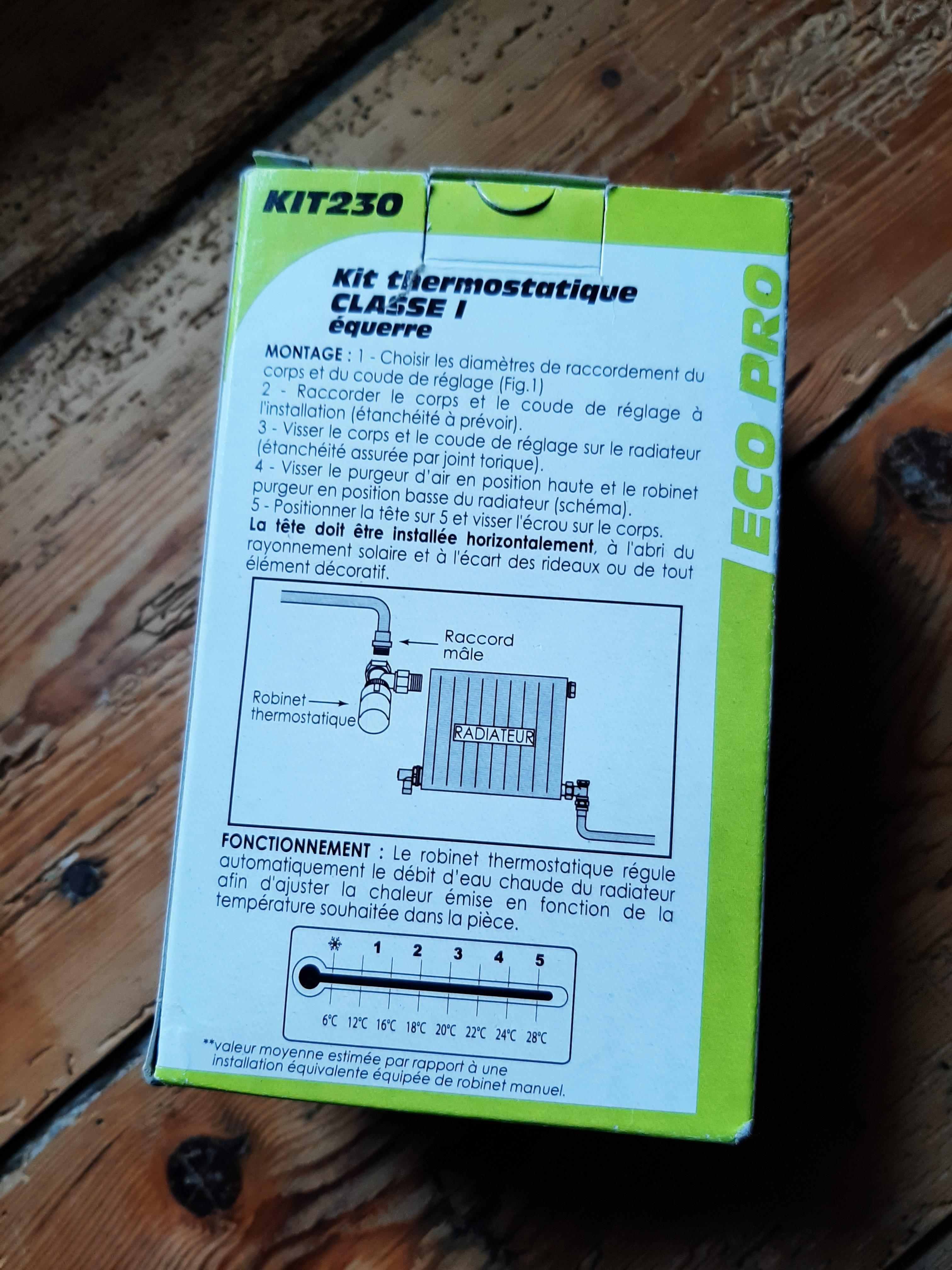 troc de troc kit thermostatique pour chauffage image 1