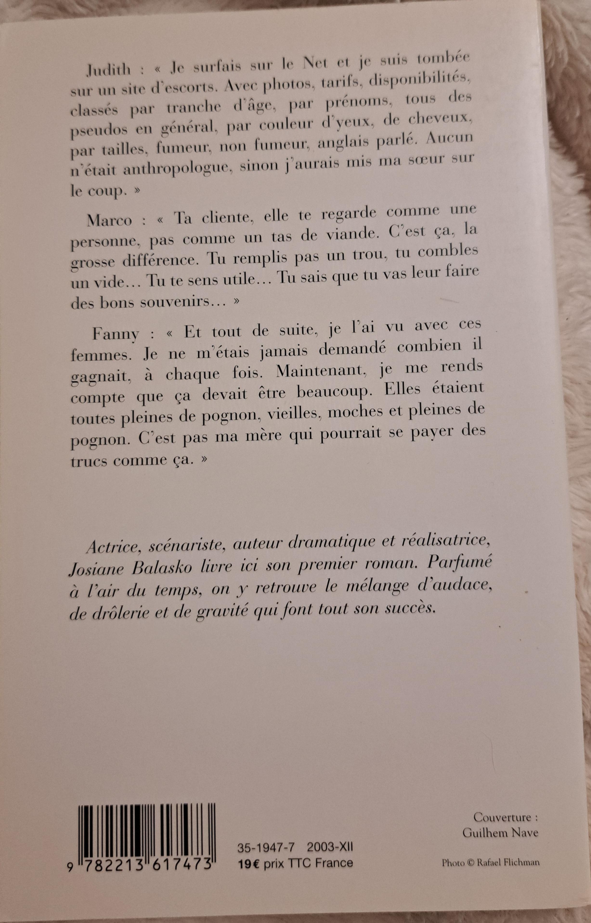 troc de troc livre - cliente de josiane balasko - fayard image 1